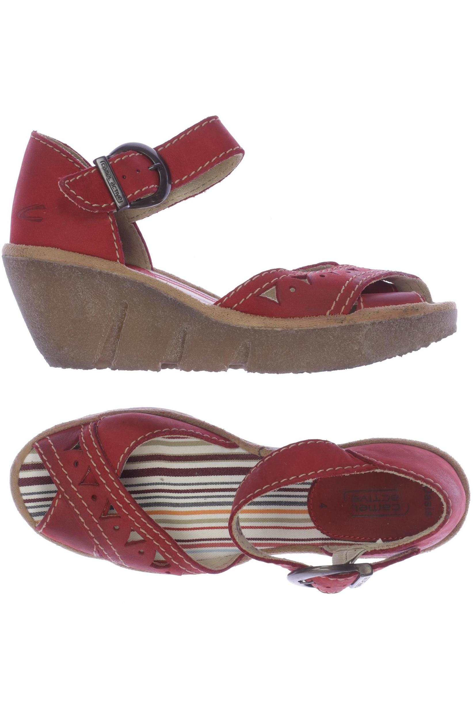 

camel active Damen Sandale, rot, Gr. 4