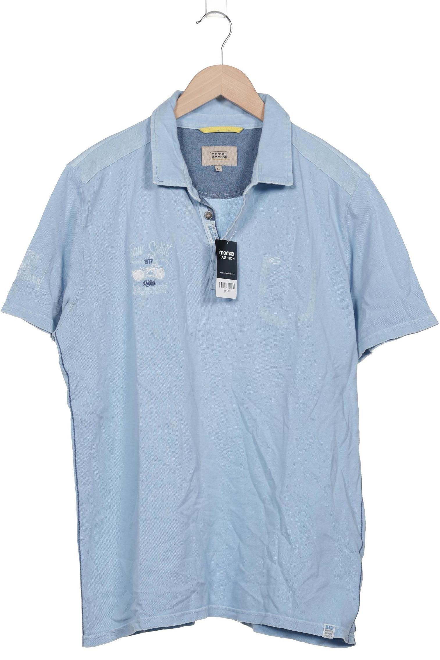 

camel active Herren Poloshirt, blau, Gr. 54
