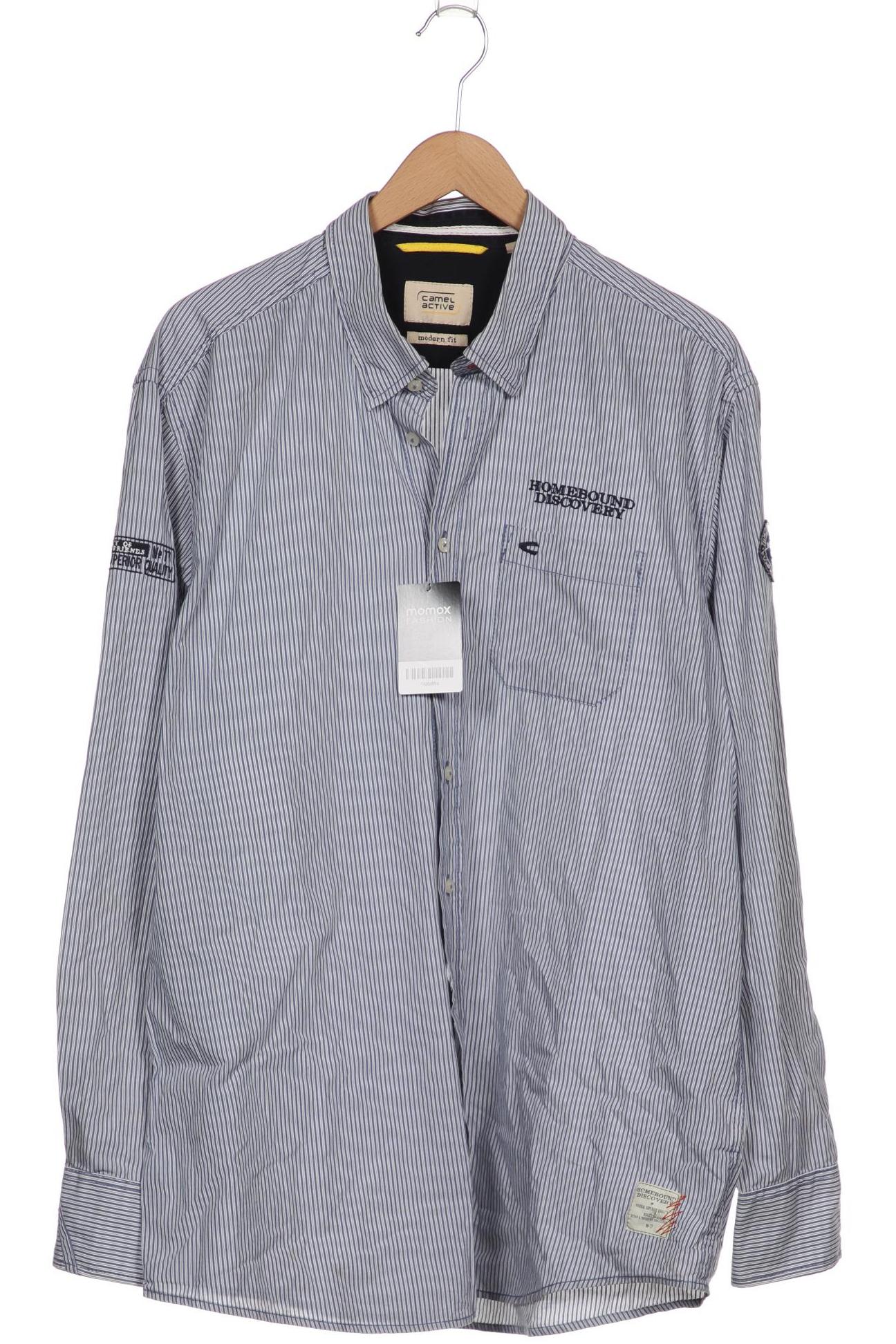 

camel active Herren Hemd, grau, Gr. 56