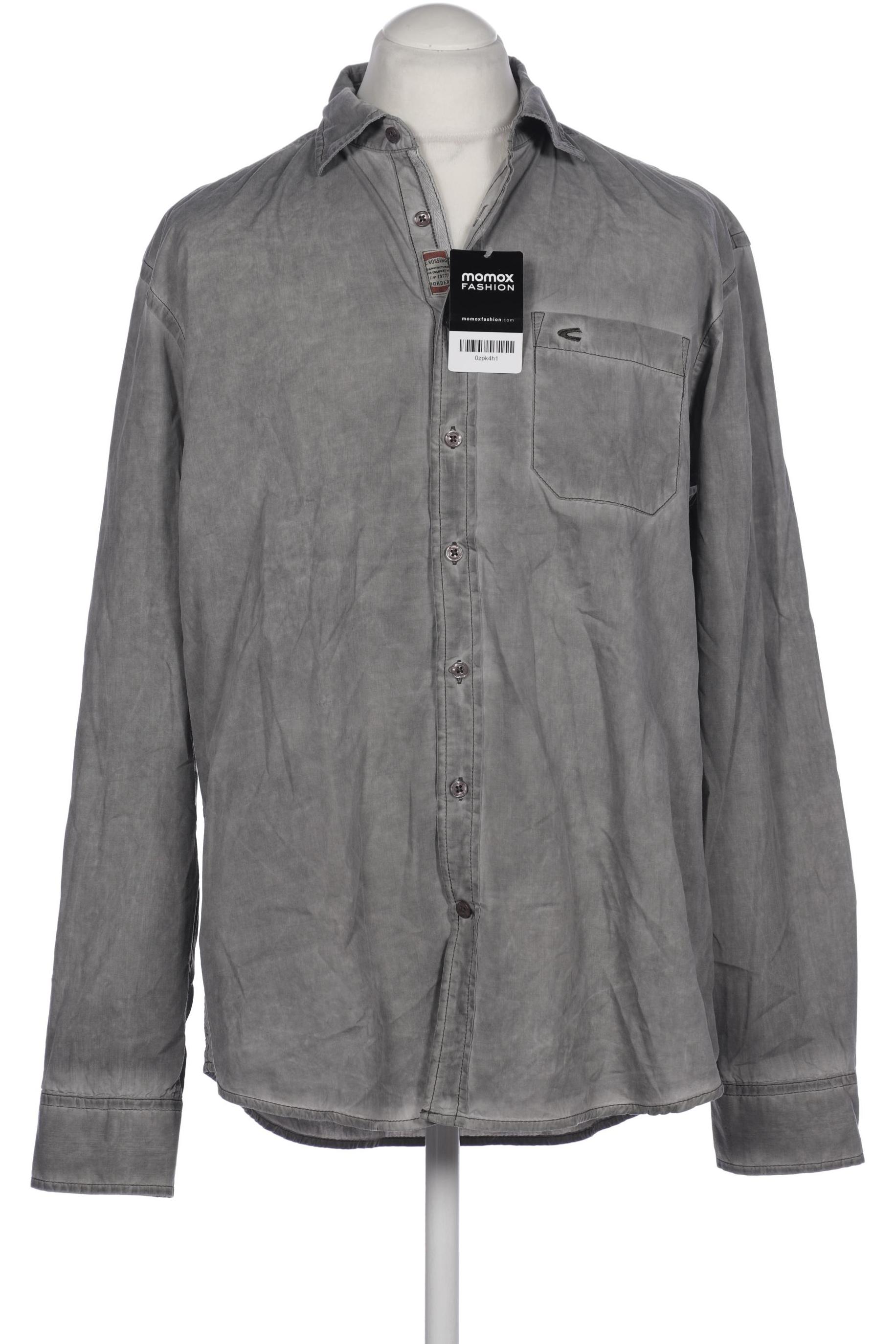 

camel active Herren Hemd, grau, Gr. 52
