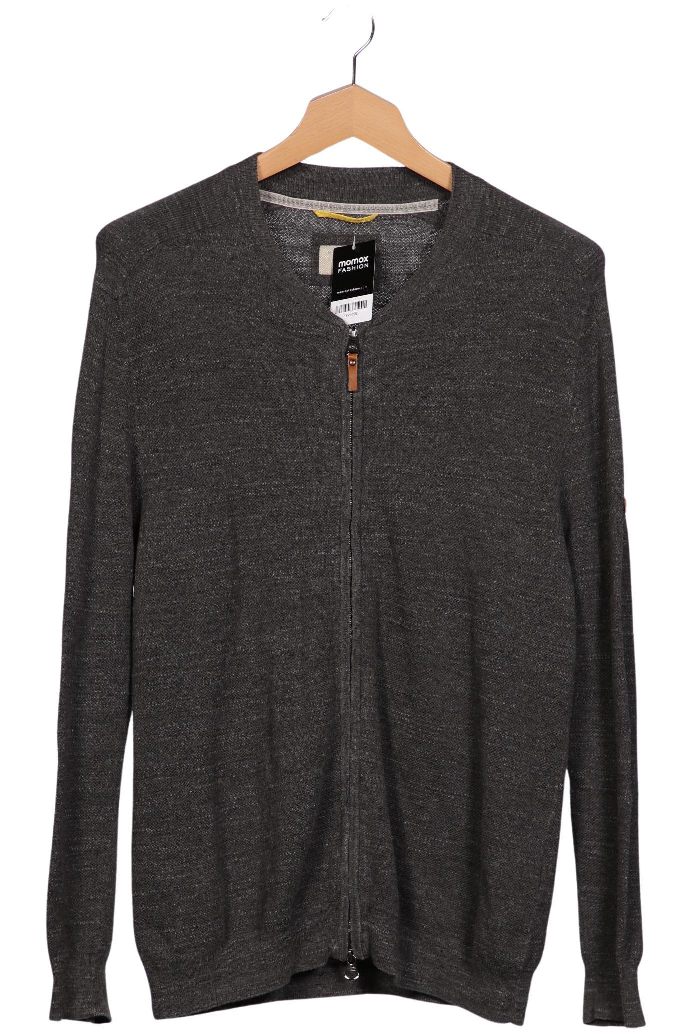 

camel active Herren Strickjacke, grau, Gr. 56