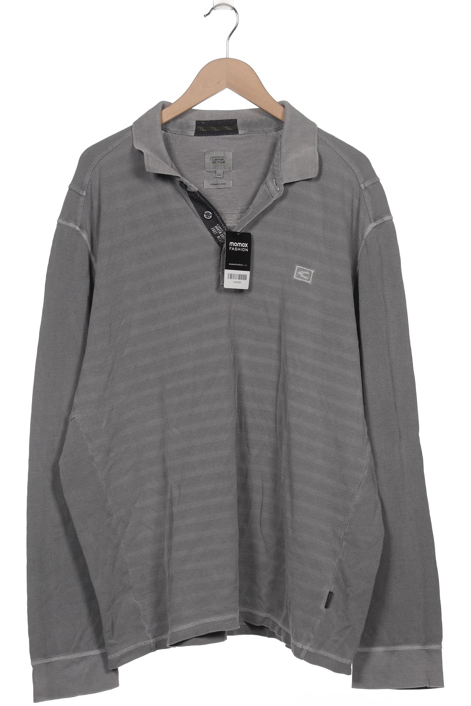 

camel active Herren Poloshirt, grau, Gr. 60