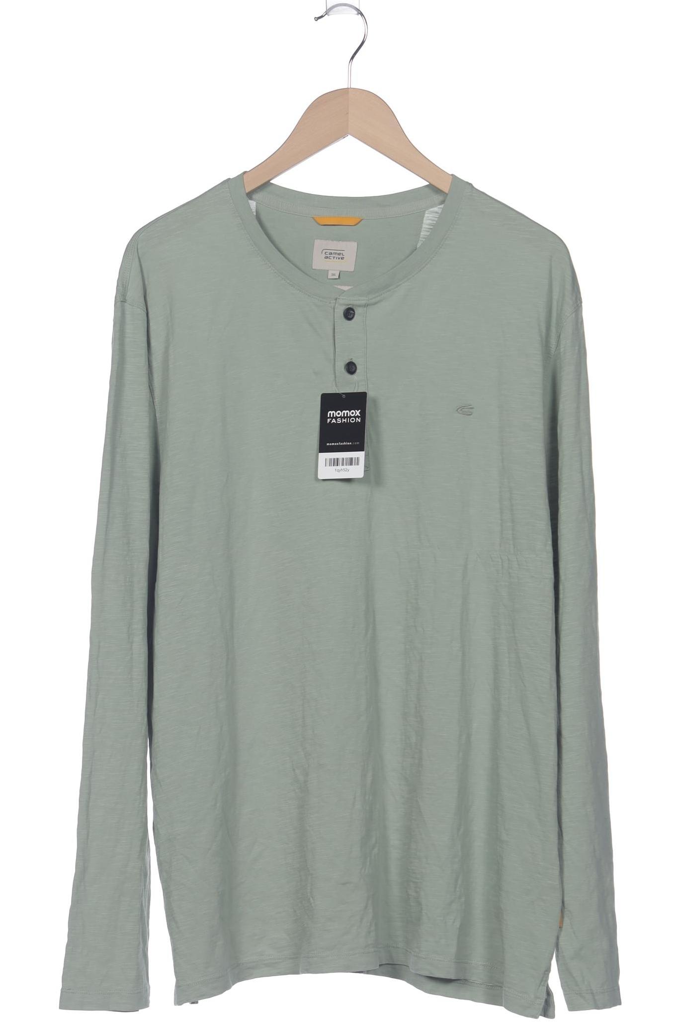 

camel active Herren Langarmshirt, grün, Gr. 58