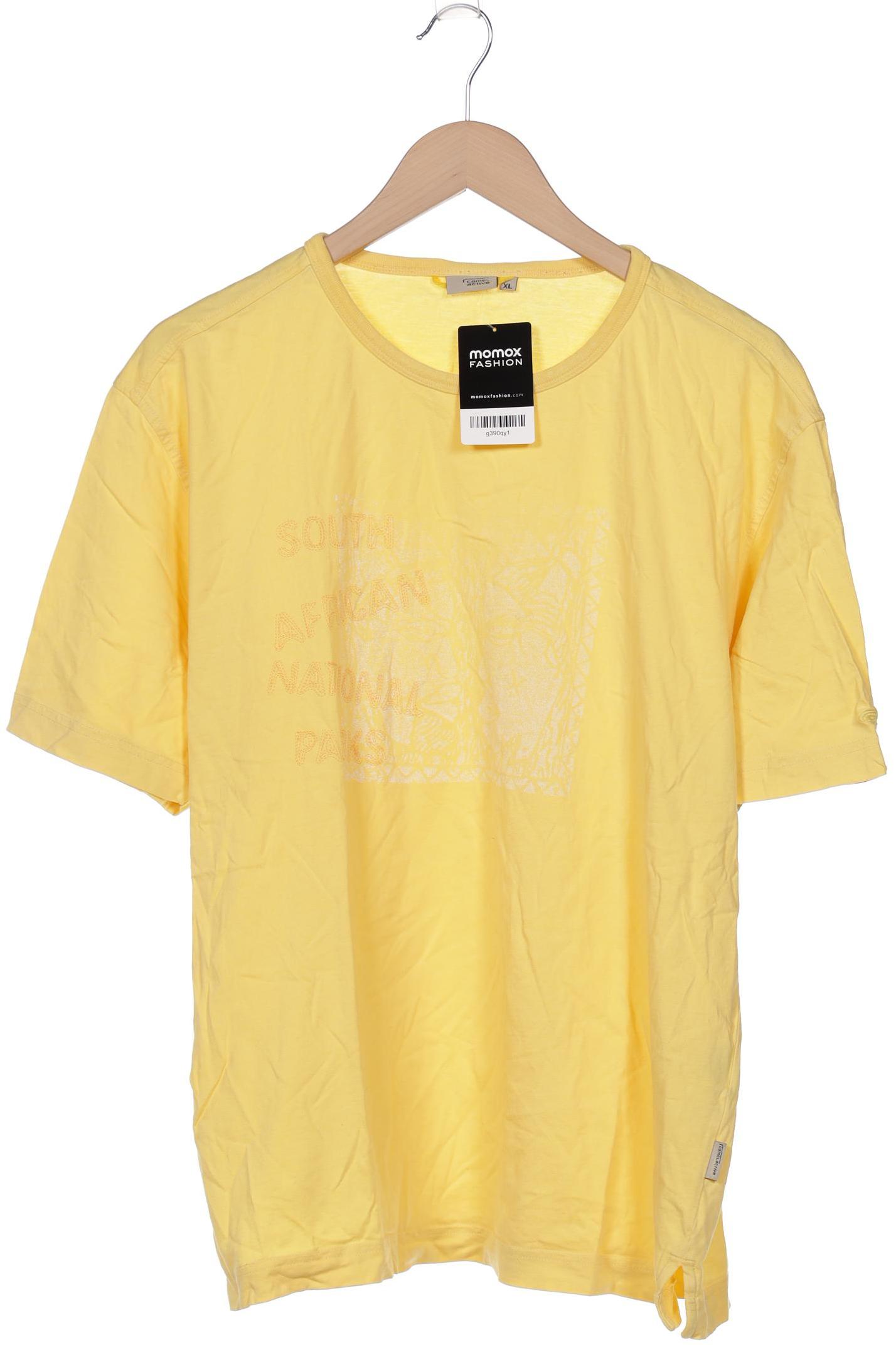 

camel active Herren T-Shirt, gelb, Gr. 54