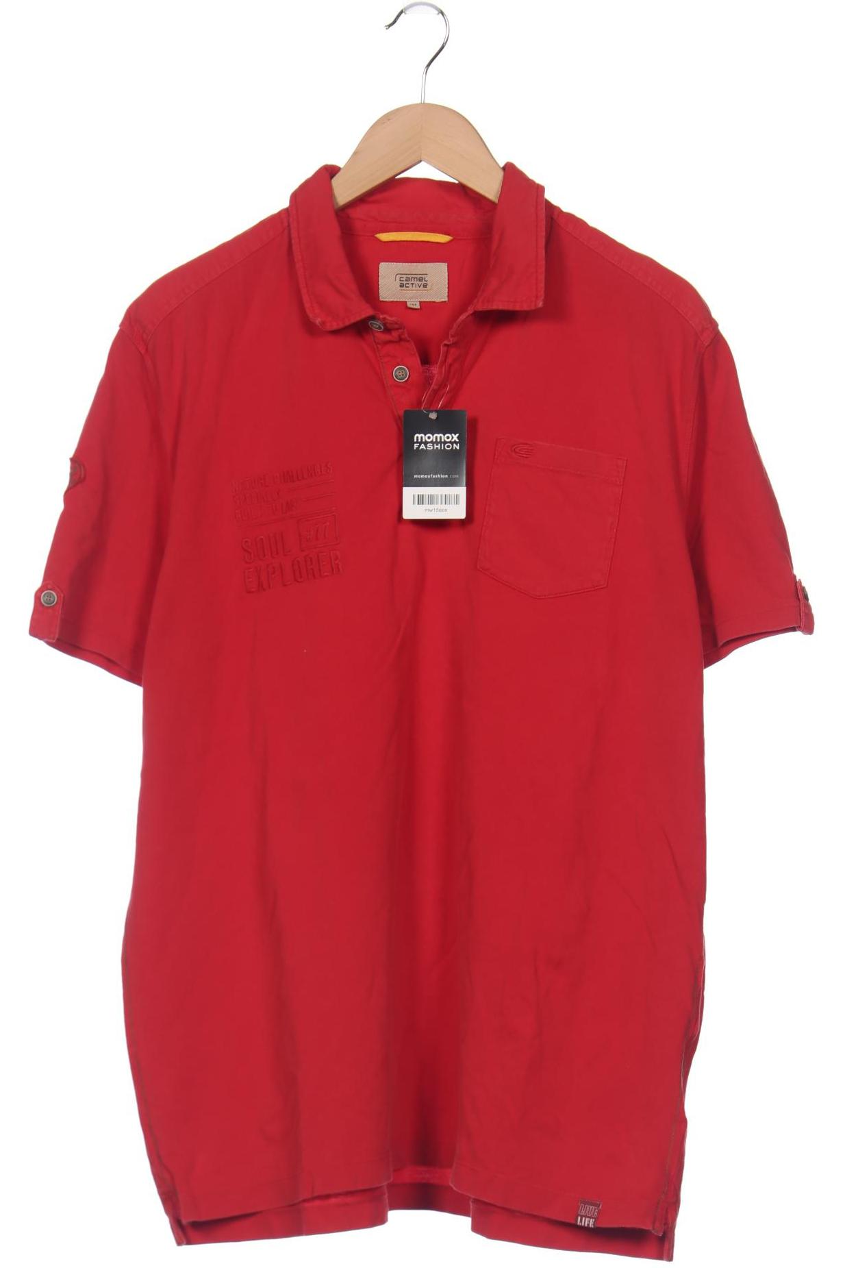 

camel active Herren Poloshirt, rot, Gr. 58