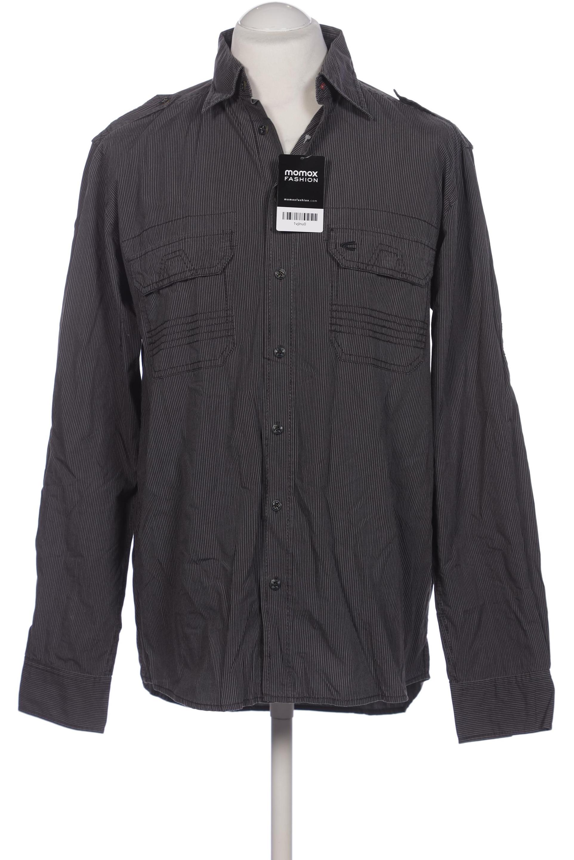 

camel active Herren Hemd, grau, Gr. 48