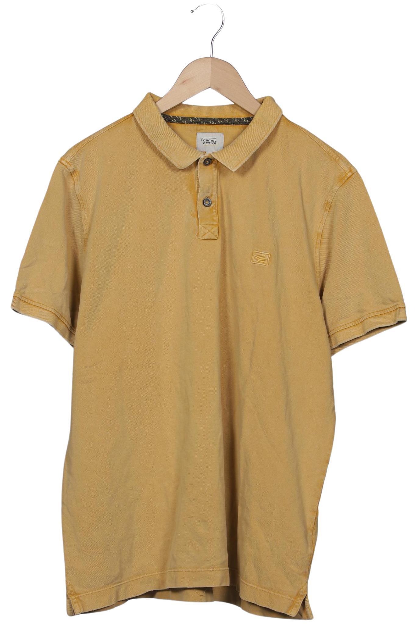 

camel active Herren Poloshirt, gelb, Gr. 56