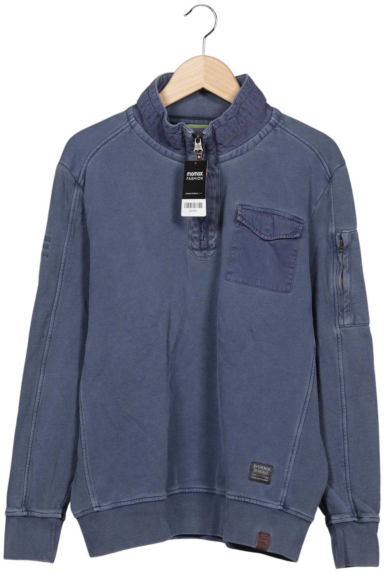 

camel active Herren Sweatshirt, blau, Gr. 52