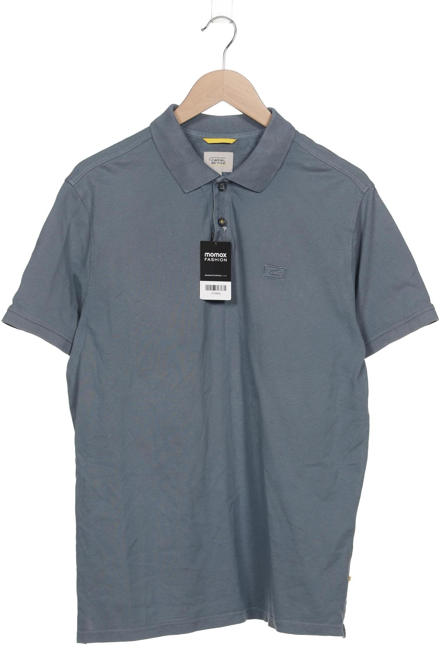 

camel active Herren Poloshirt, grau, Gr. 52