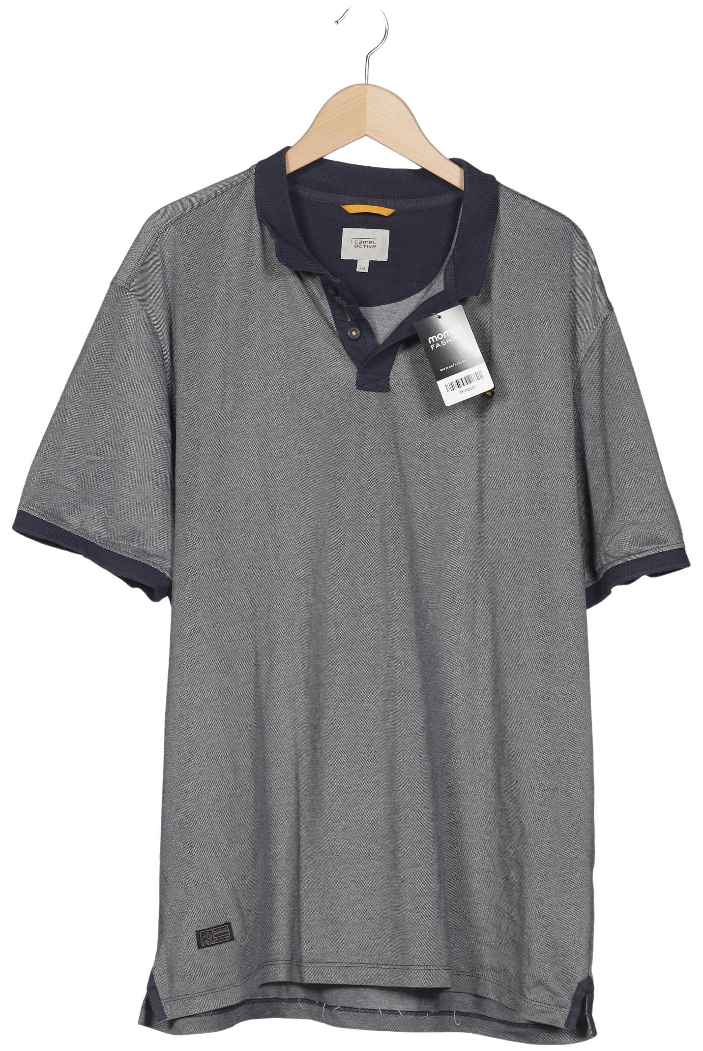 Thumbnail - camel active Herren Poloshirt, grau, Gr. 58