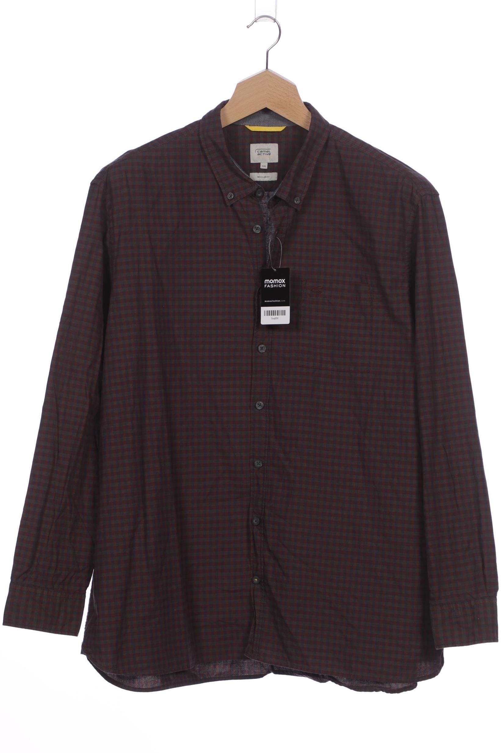 

camel active Herren Hemd, bordeaux, Gr. 58