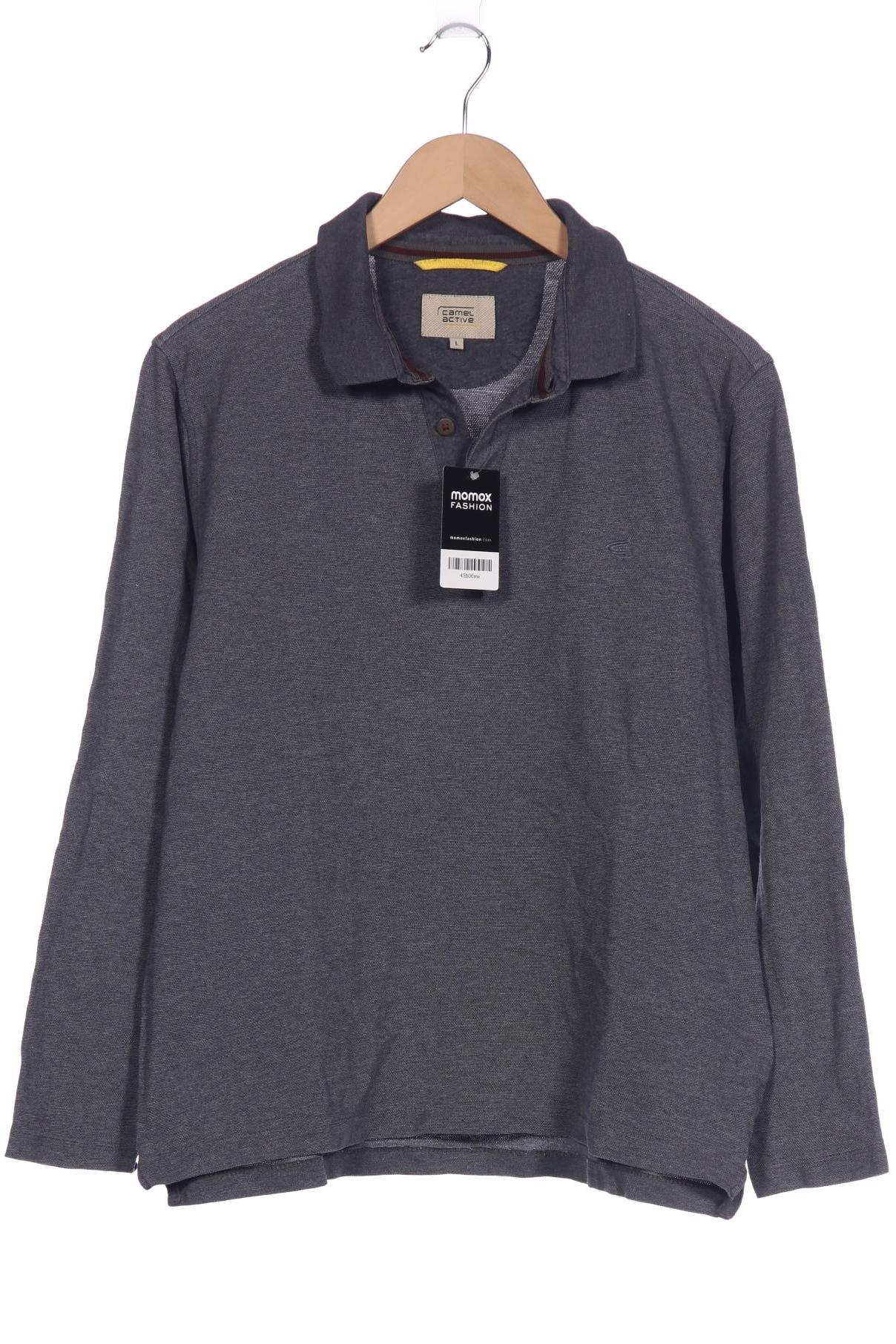 

camel active Herren Poloshirt, grau, Gr. 52