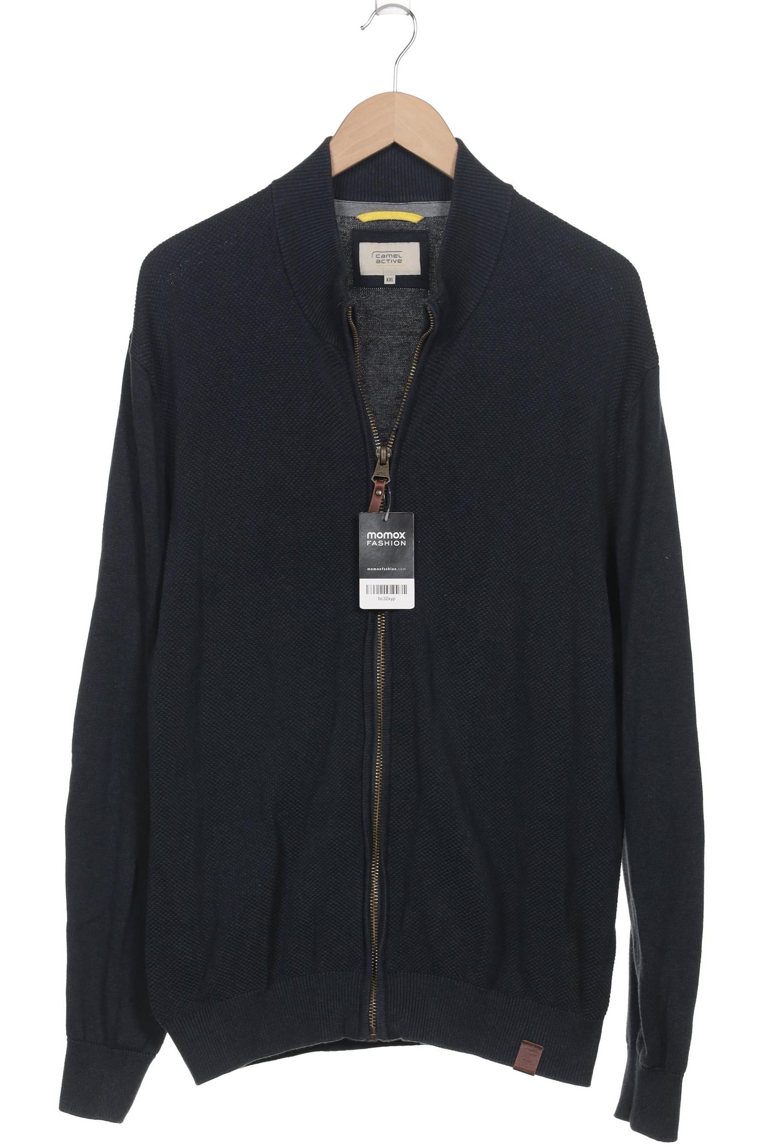 

camel active Herren Strickjacke, marineblau, Gr. 56
