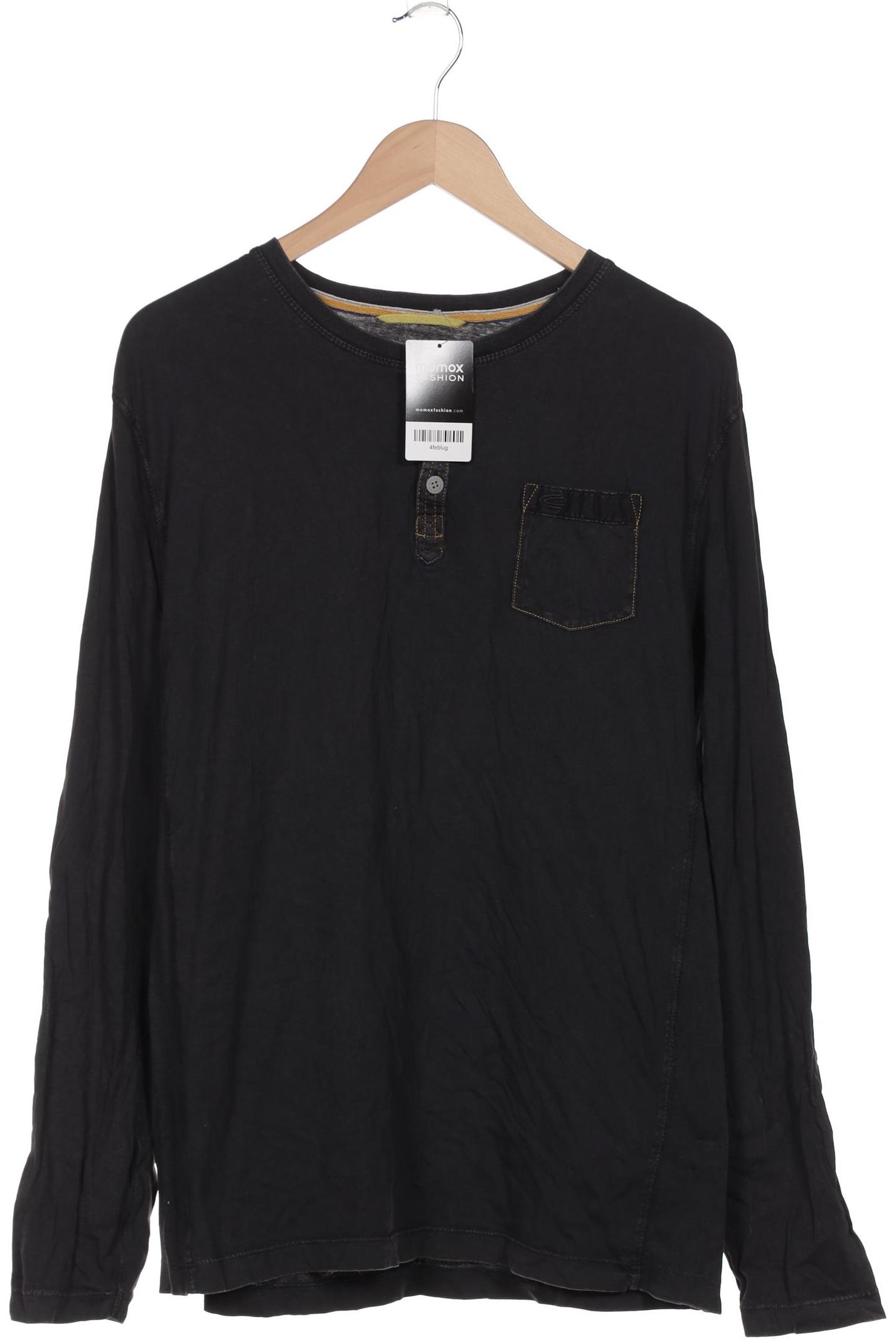 

camel active Herren Langarmshirt, schwarz, Gr. 54