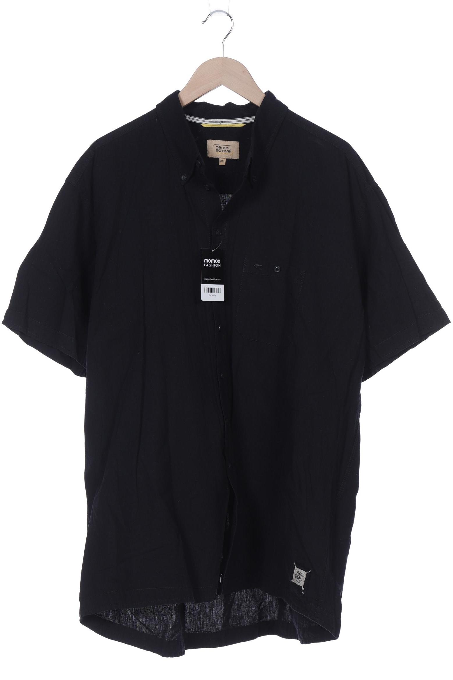 

camel active Herren Hemd, schwarz, Gr. 58