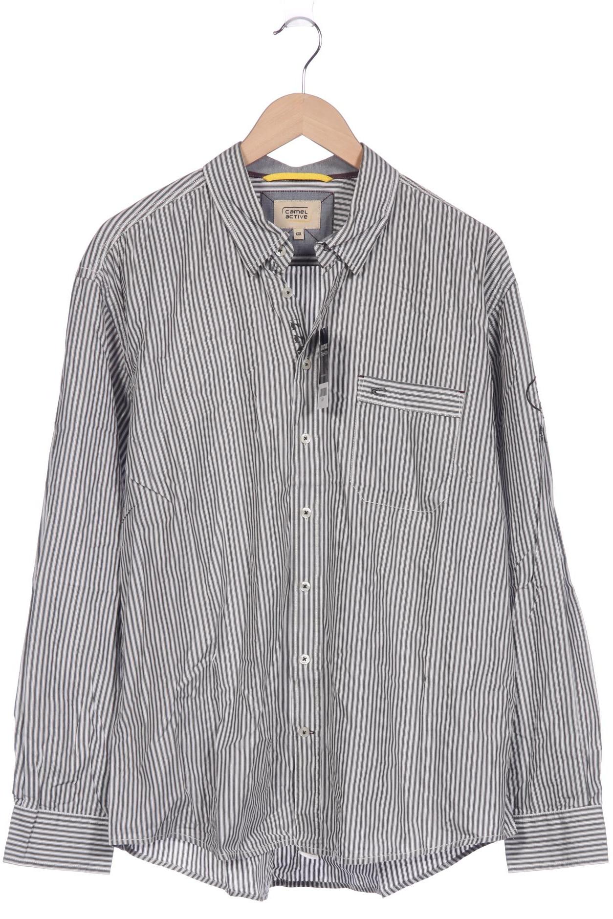 

camel active Herren Hemd, grau, Gr. 56