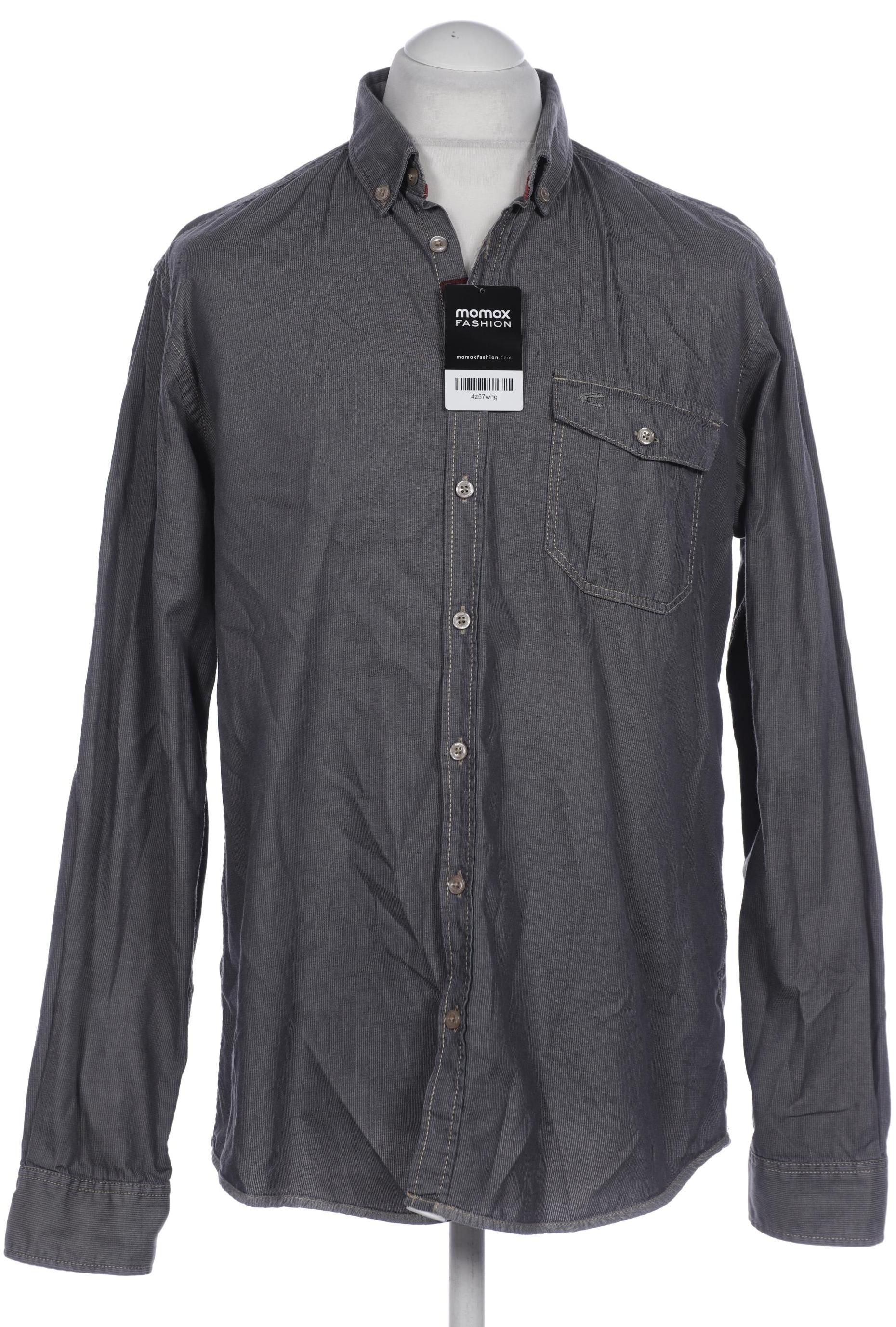 

camel active Herren Hemd, grau, Gr. 48