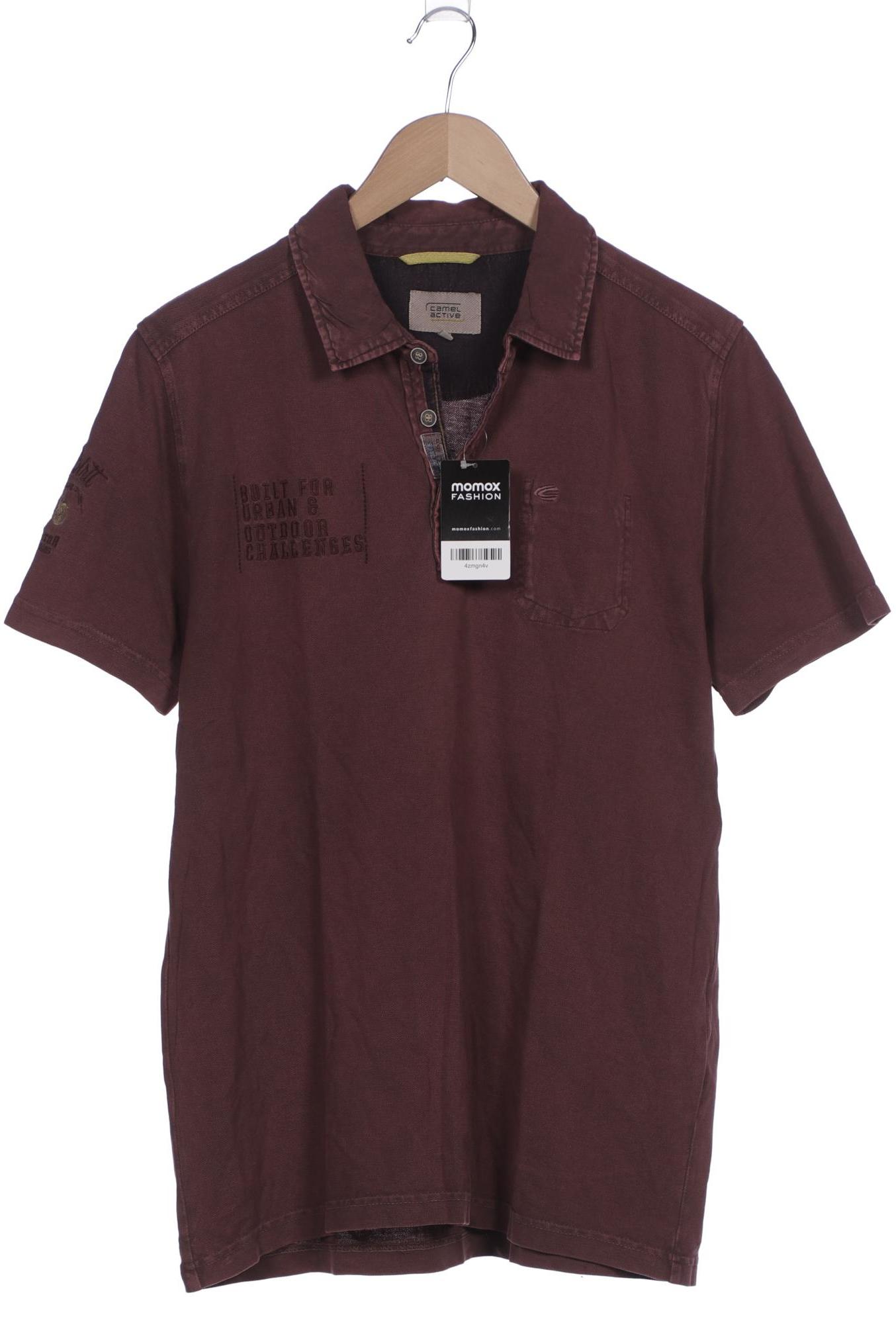 

camel active Herren Poloshirt, bordeaux, Gr. 52