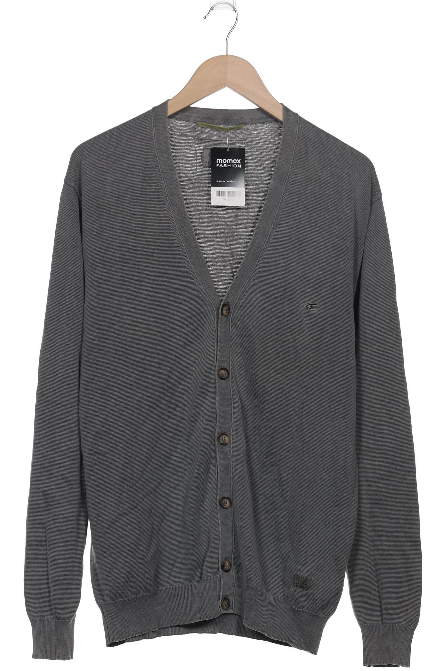 

camel active Herren Strickjacke, grau, Gr. 54