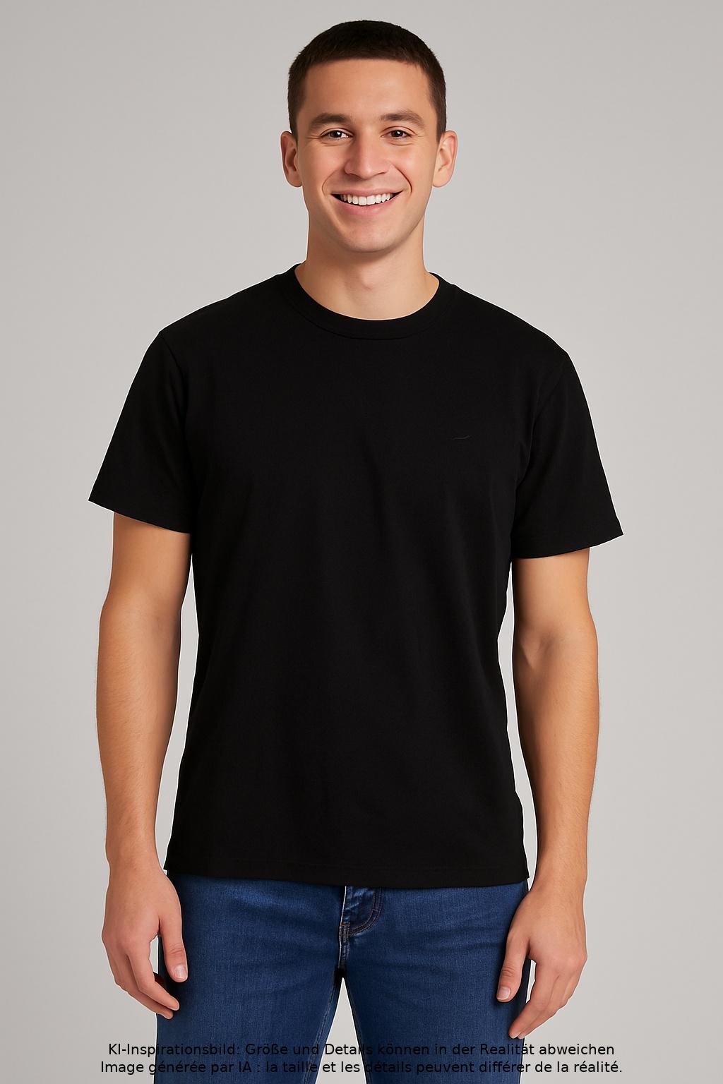 Thumbnail - camel active Herren T-Shirt, schwarz, Gr. 48