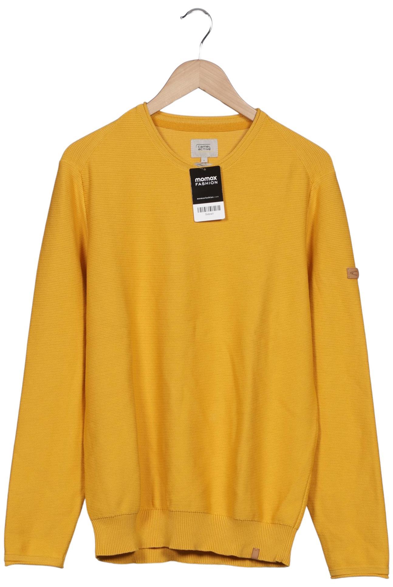 

camel active Herren Pullover, gelb, Gr. 52