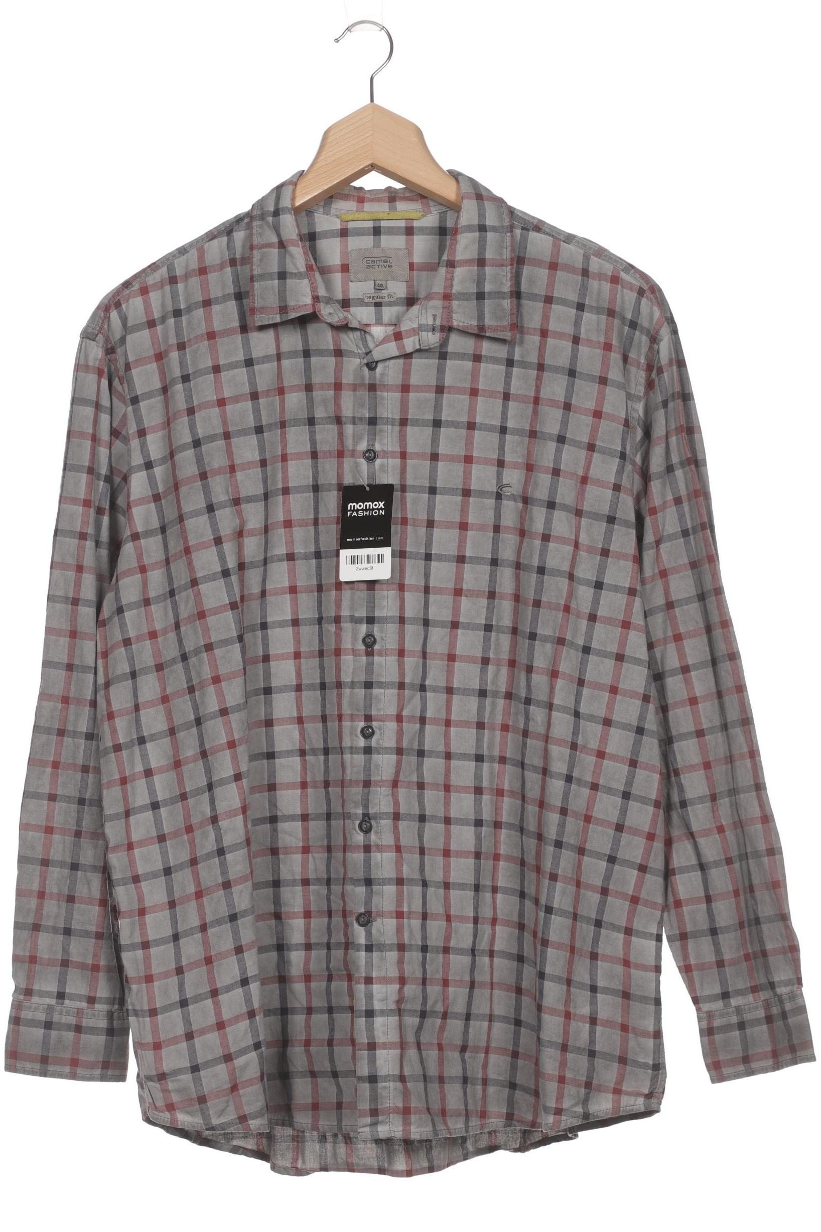 

camel active Herren Hemd, grau, Gr. 58