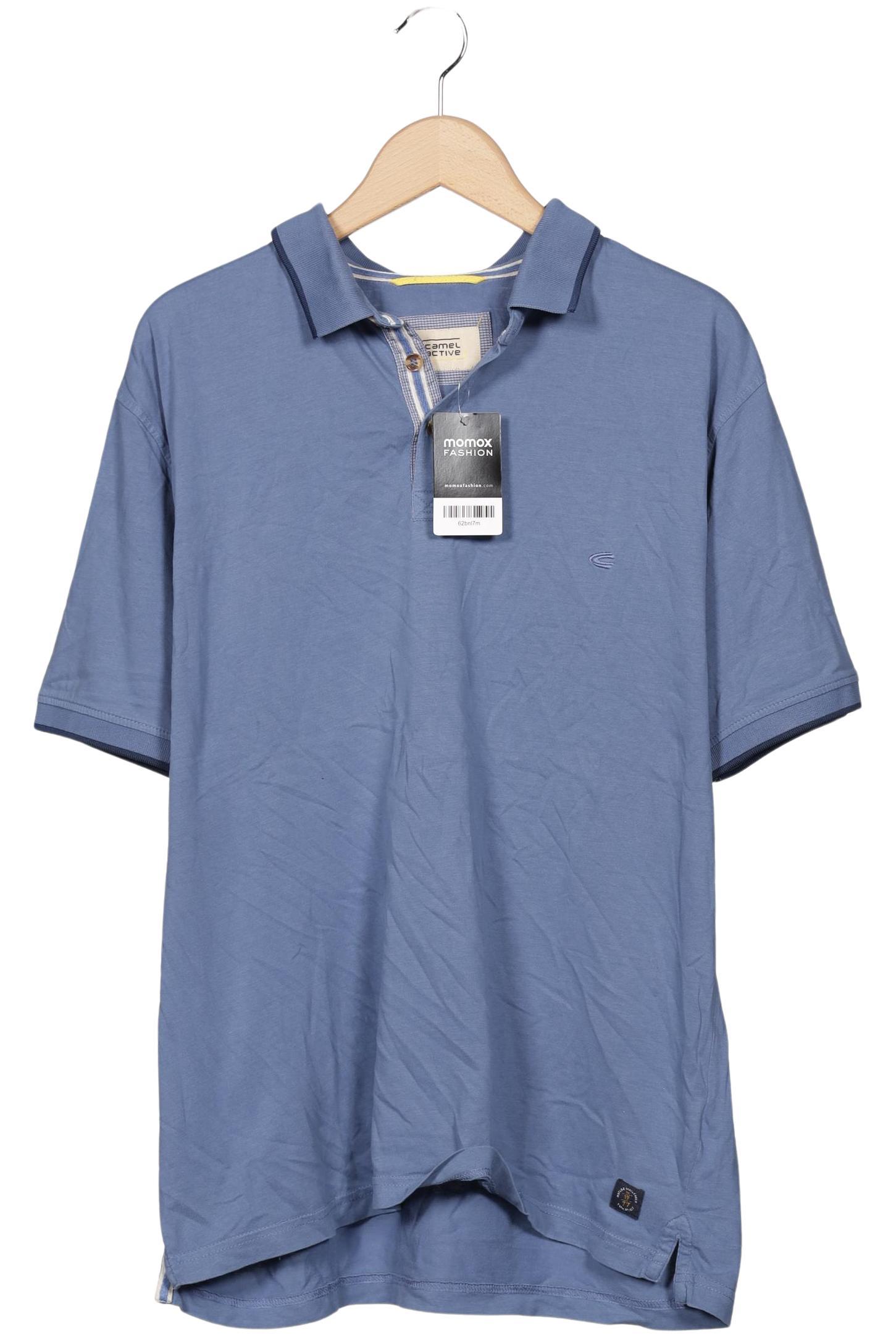 

camel active Herren Poloshirt, blau, Gr. 54
