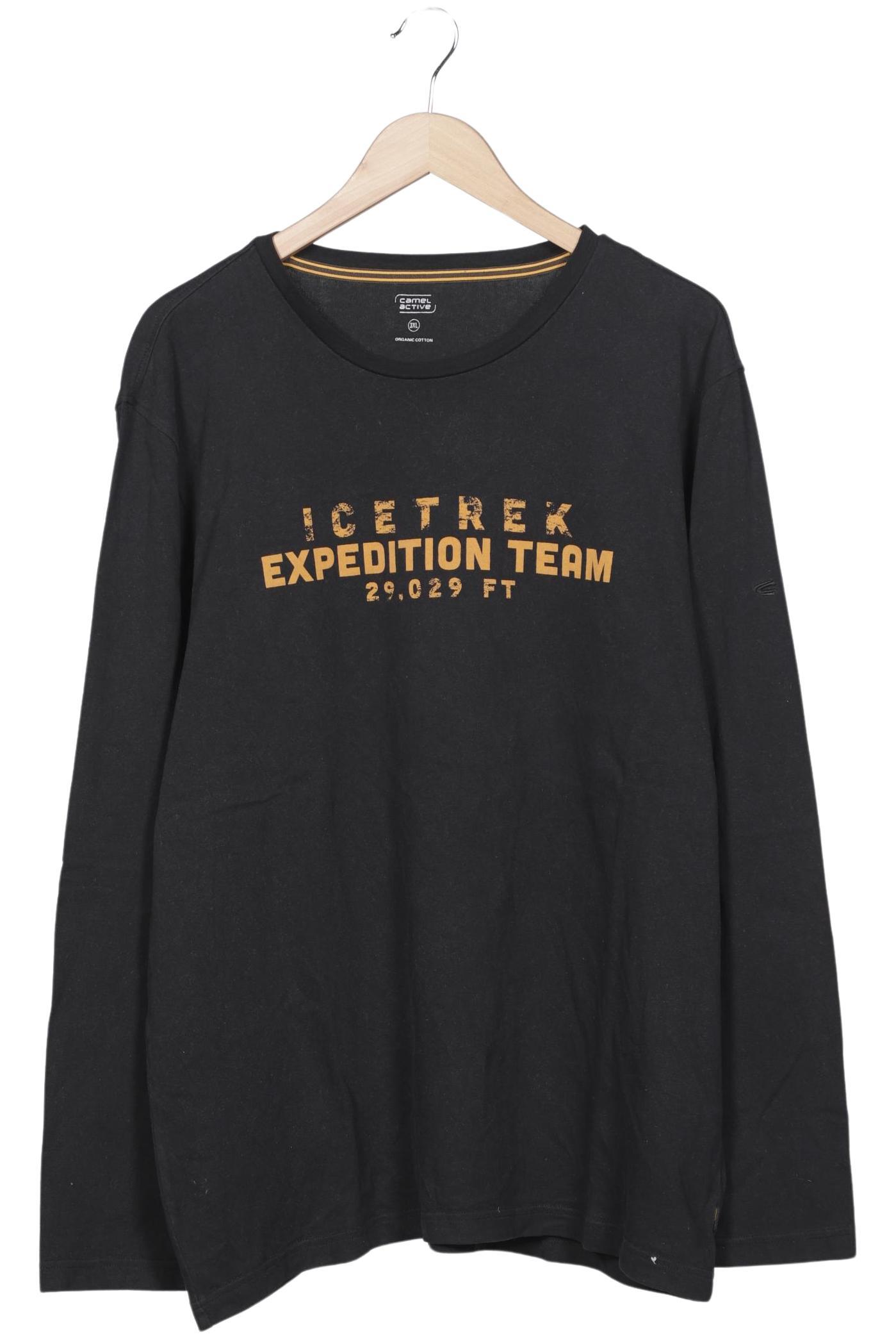 

camel active Herren Langarmshirt, schwarz, Gr. 58