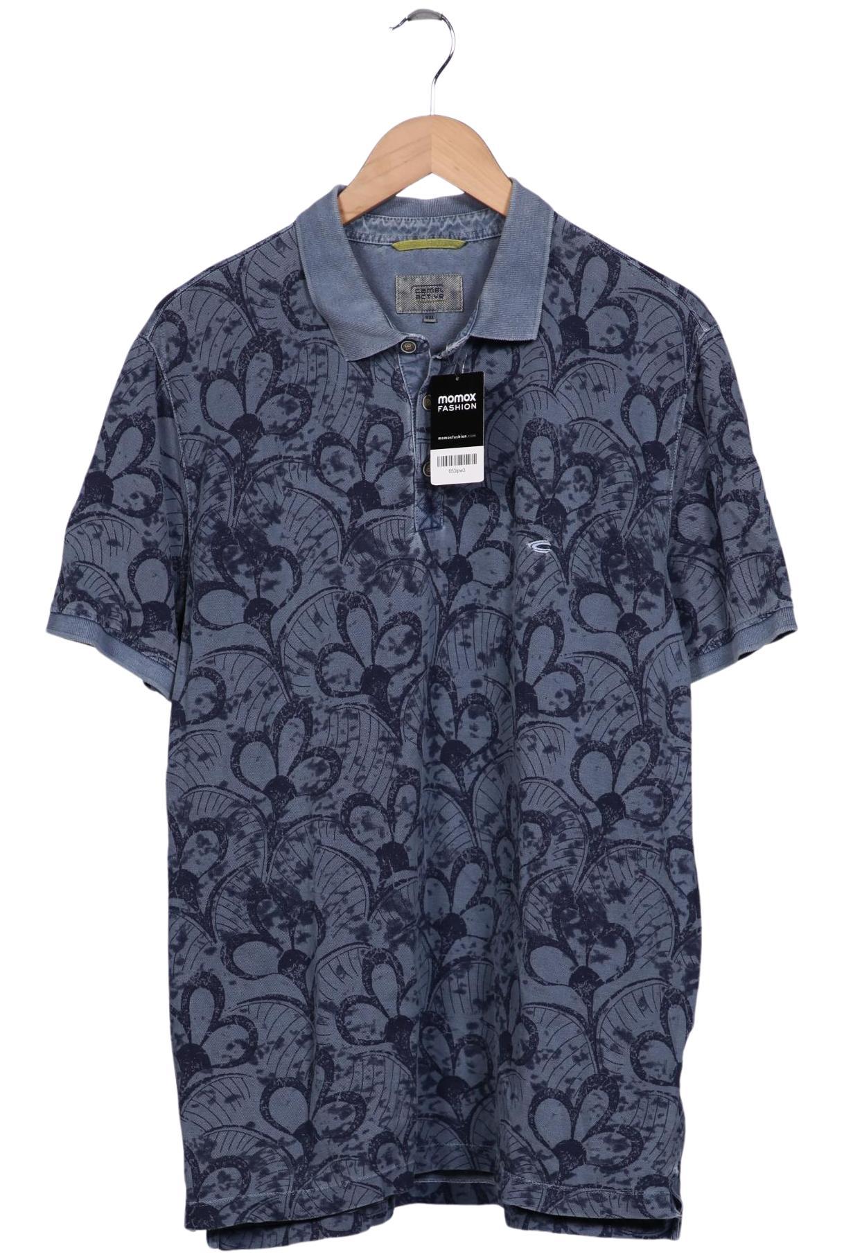 

camel active Herren Poloshirt, blau, Gr. 56