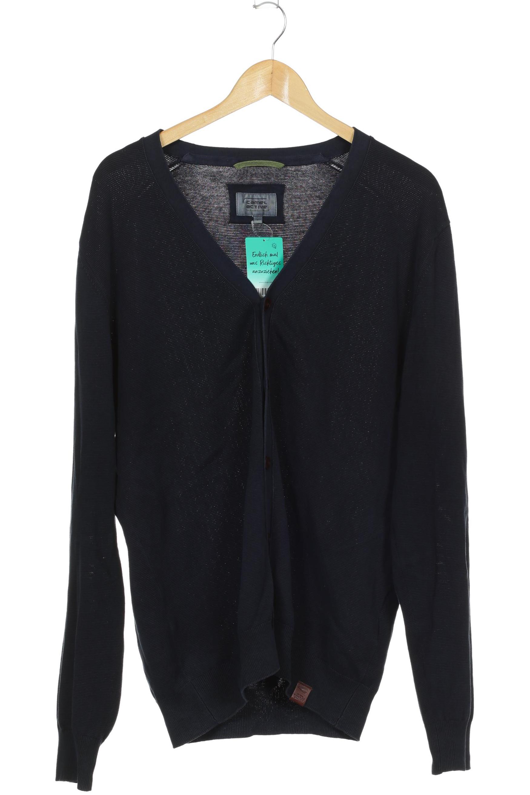 

camel active Herren Strickjacke, blau, Gr.