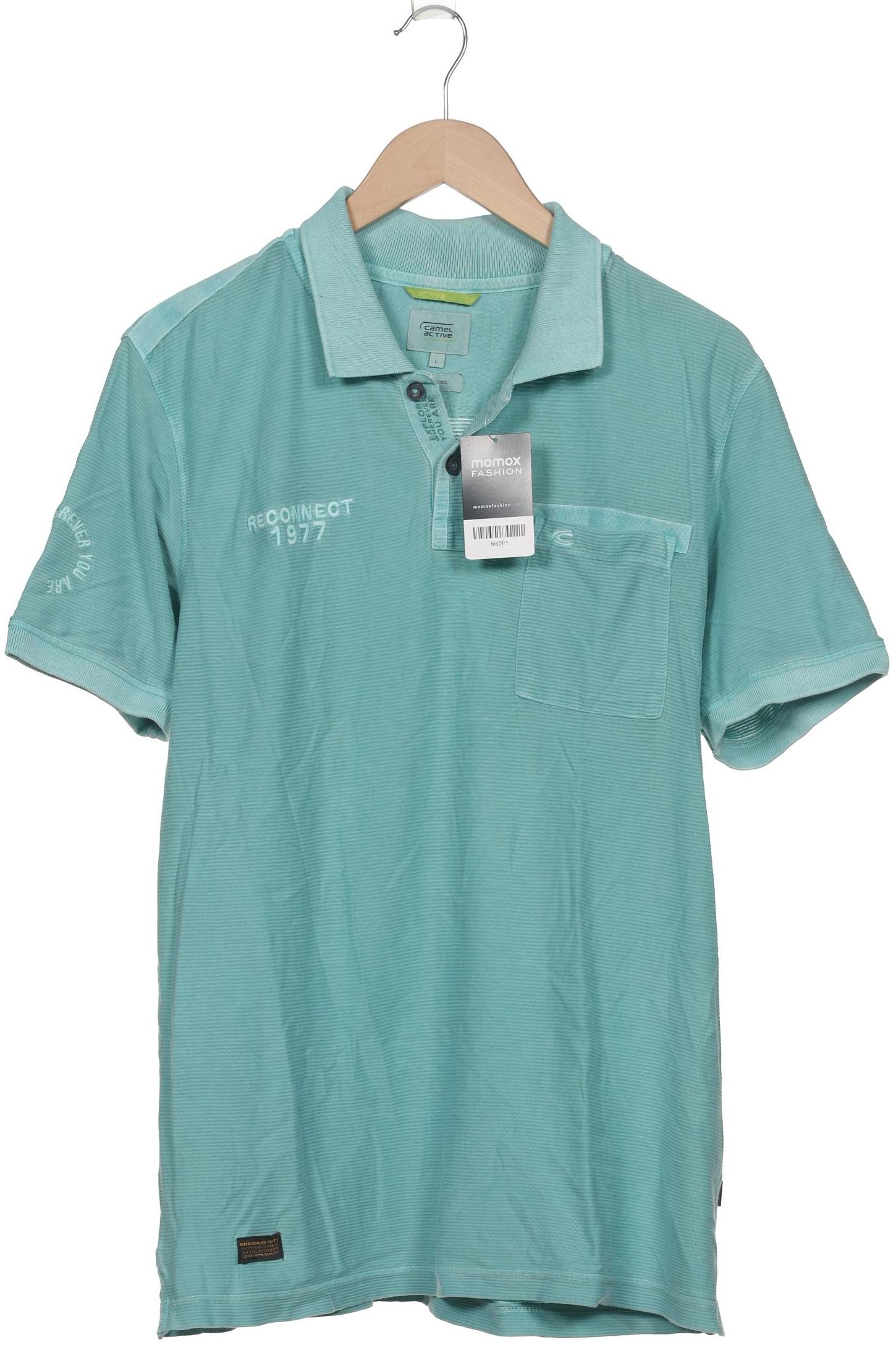 

camel active Herren Poloshirt, türkis, Gr. 52