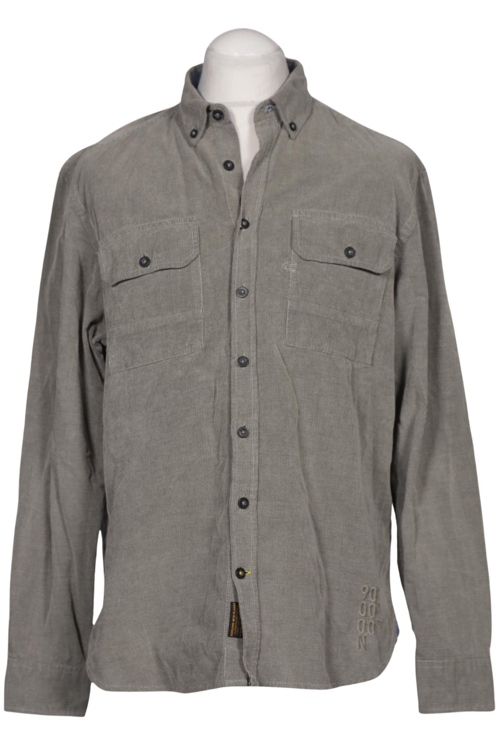 

camel active Herren Hemd, grau, Gr. 52