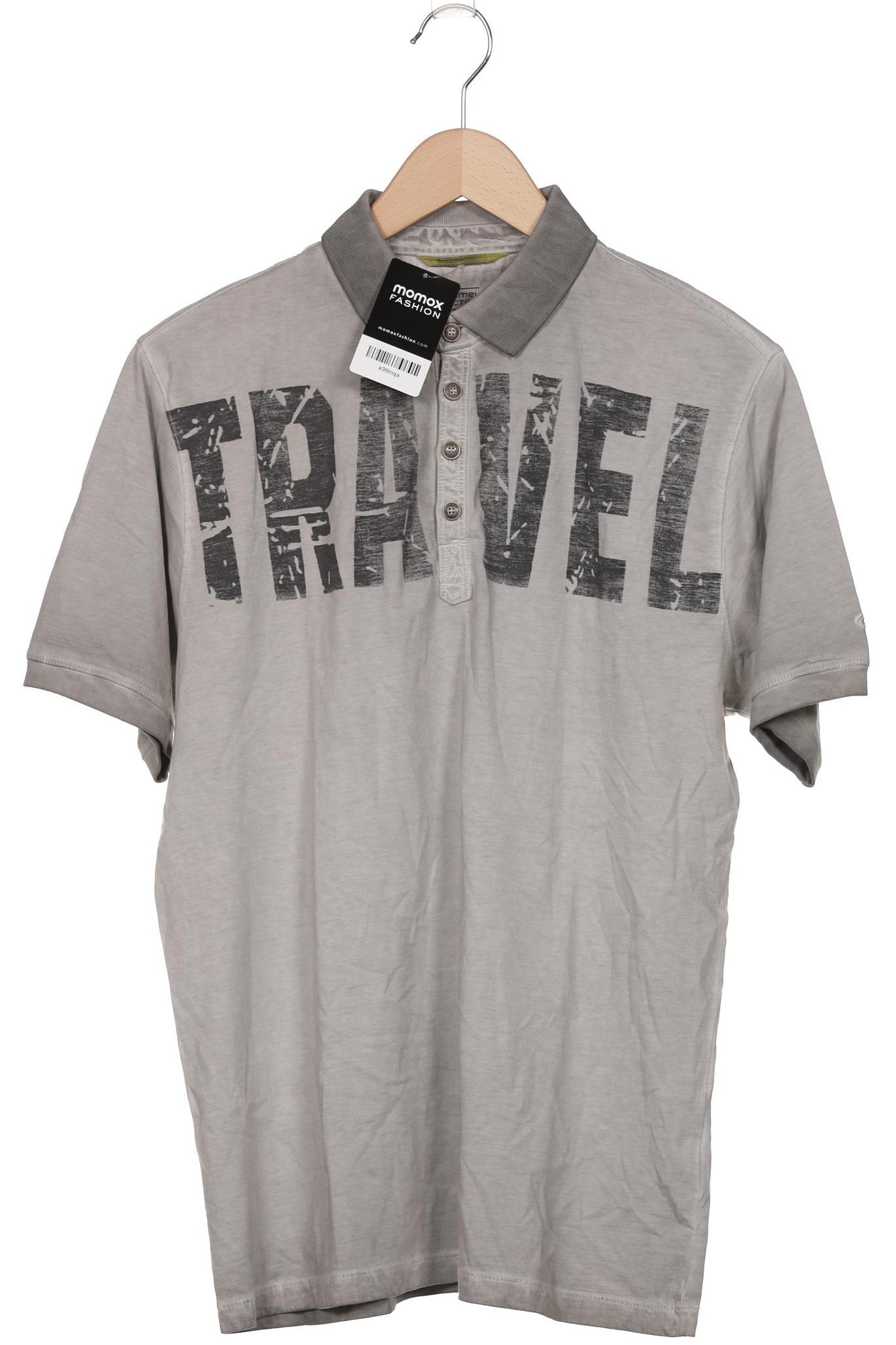 

camel active Herren Poloshirt, grau, Gr. 52