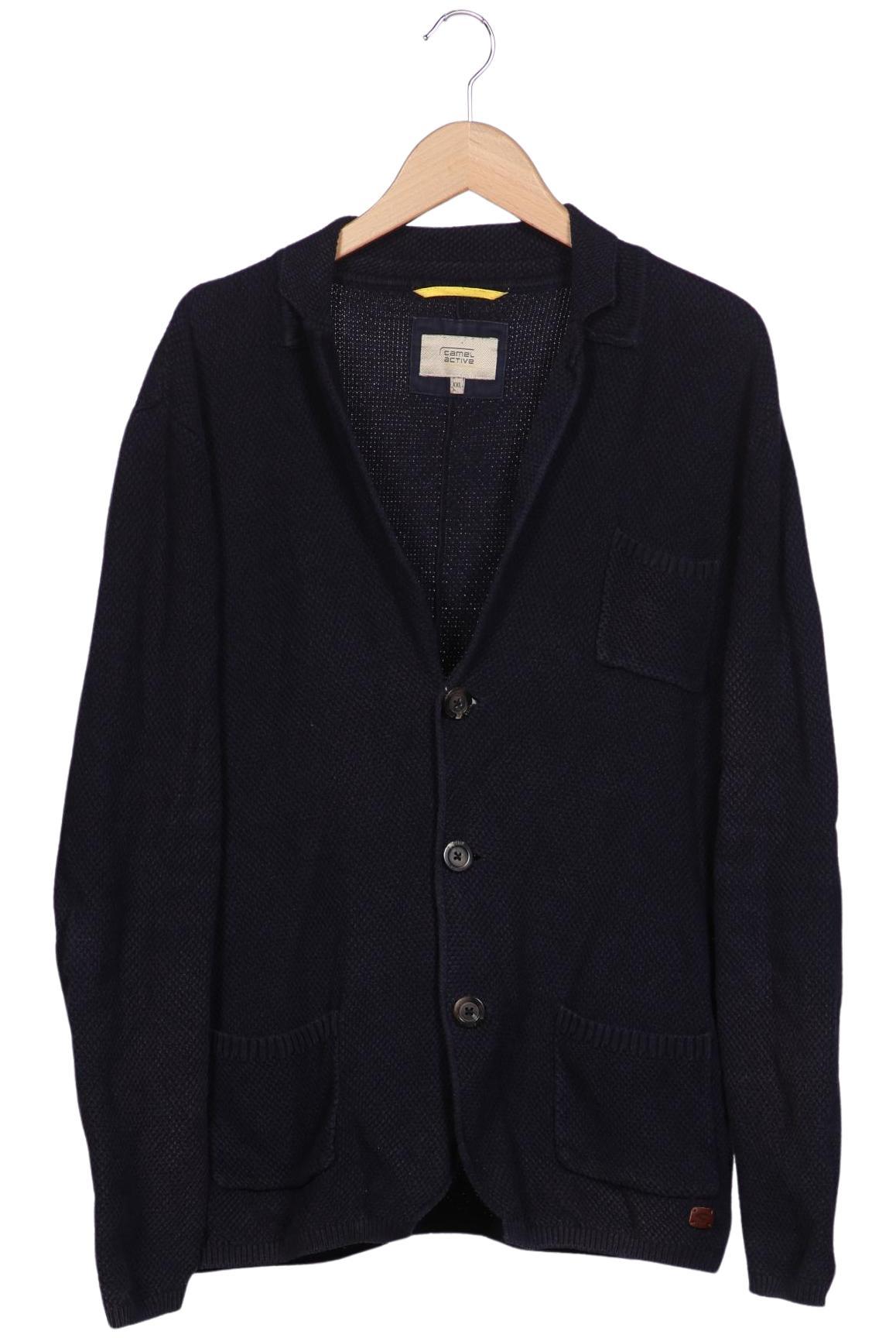 

camel active Herren Strickjacke, marineblau, Gr. 56