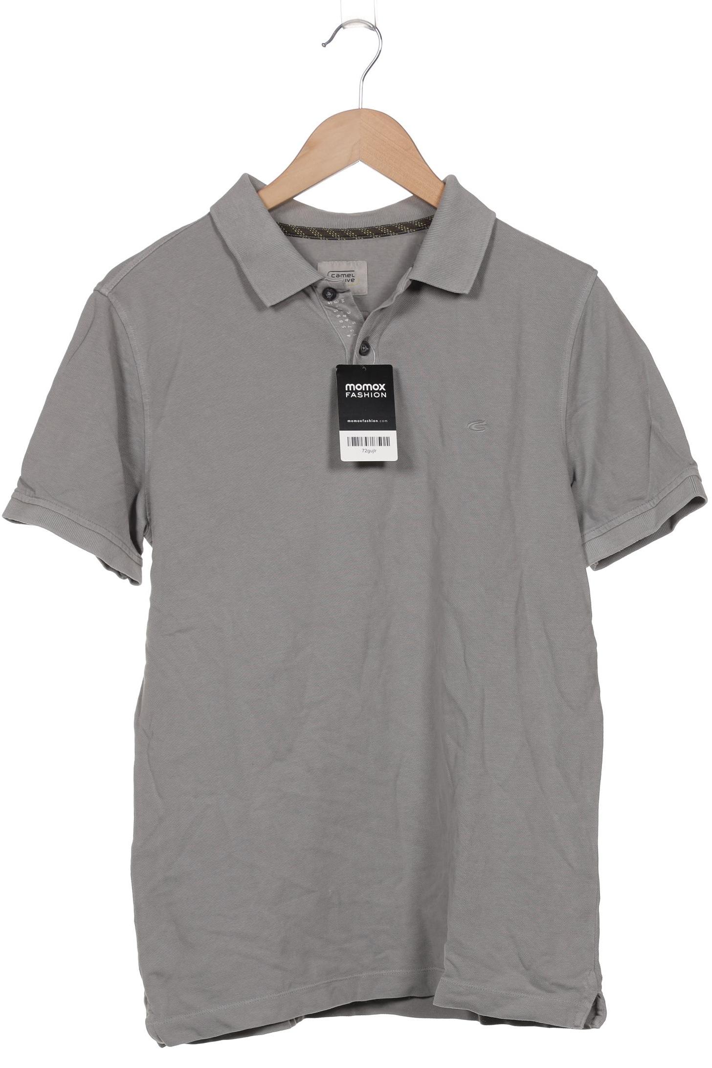 

camel active Herren Poloshirt, grau, Gr. 48