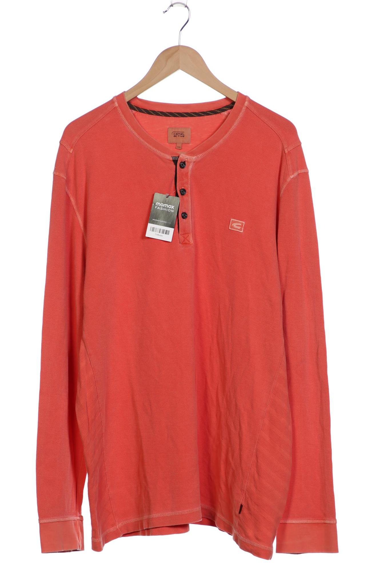 

camel active Herren Langarmshirt, orange, Gr. 58