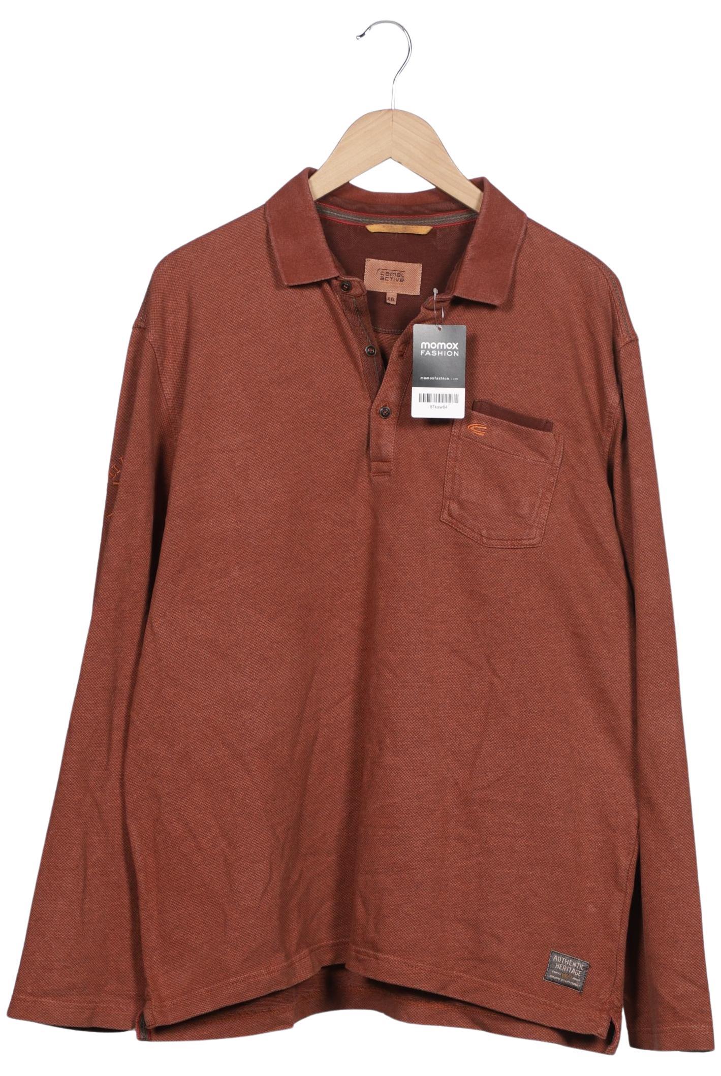 

camel active Herren Poloshirt, orange, Gr. 56