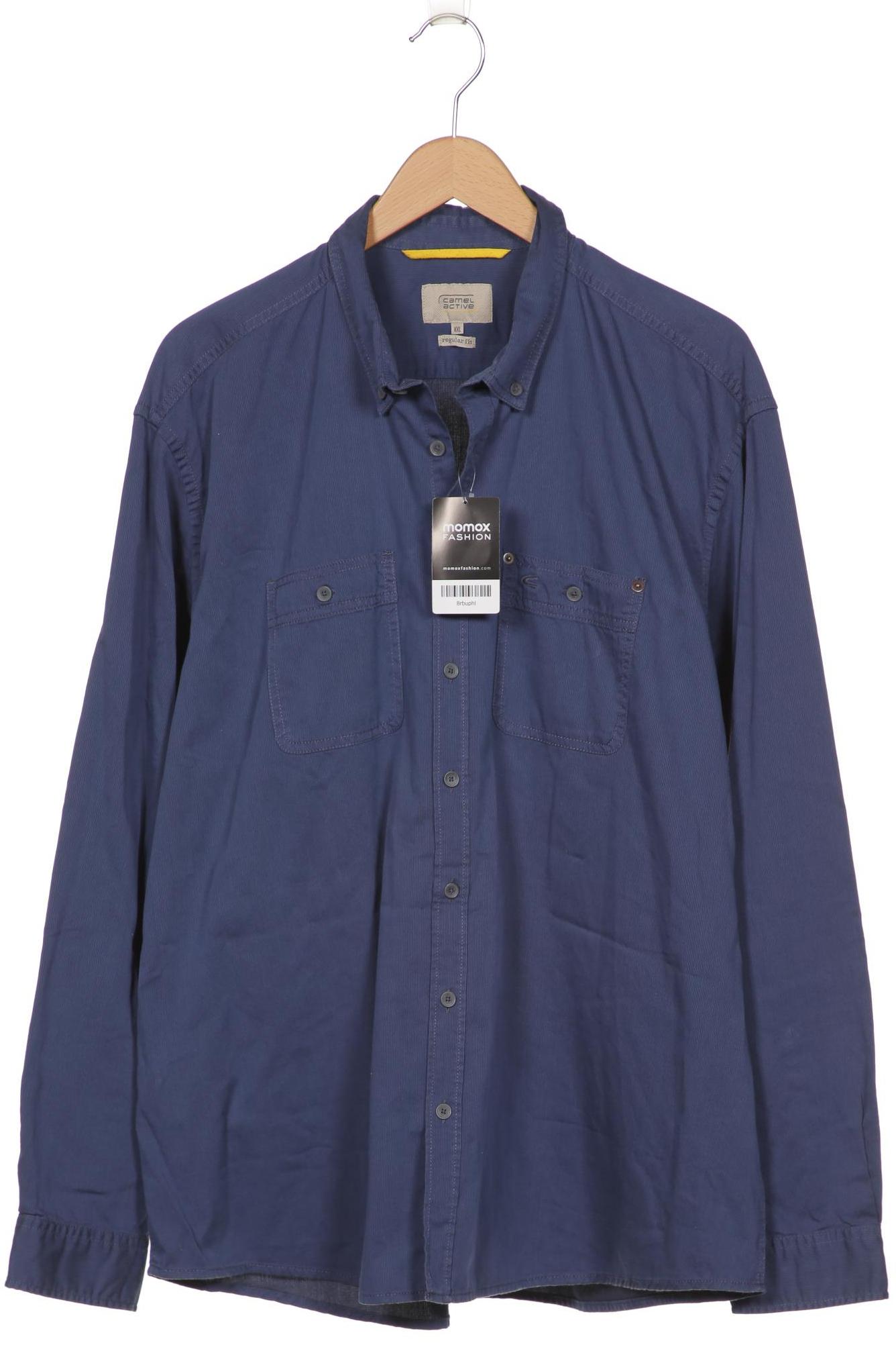 

camel active Herren Hemd, blau, Gr. 56