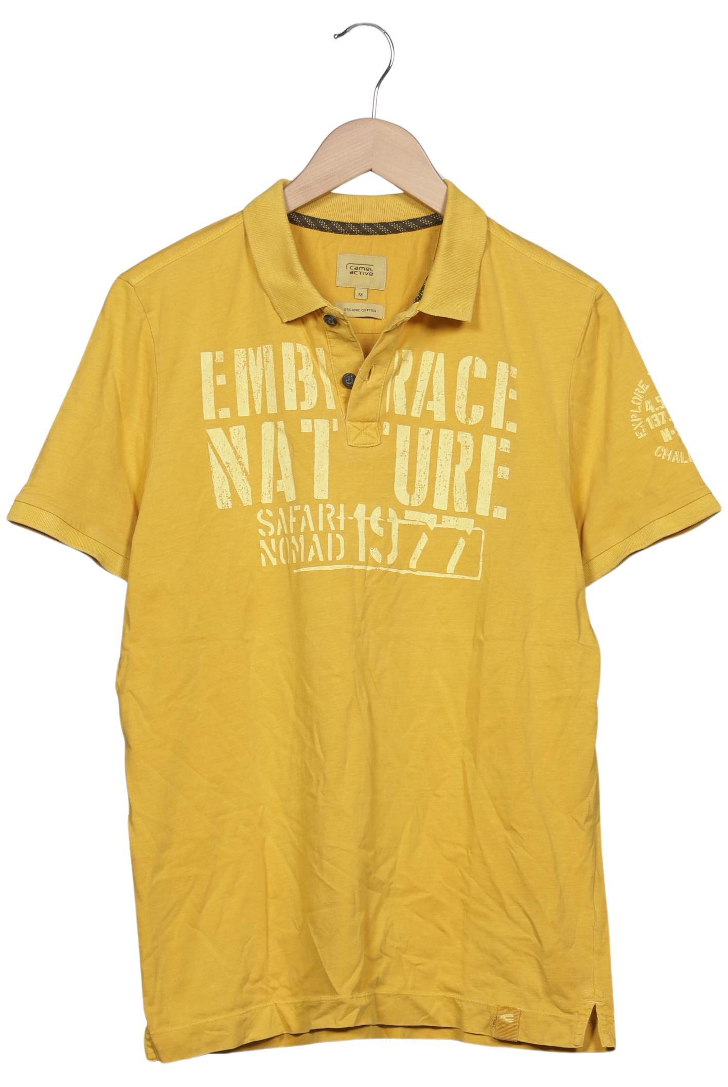 

camel active Herren Poloshirt, gelb, Gr. 48