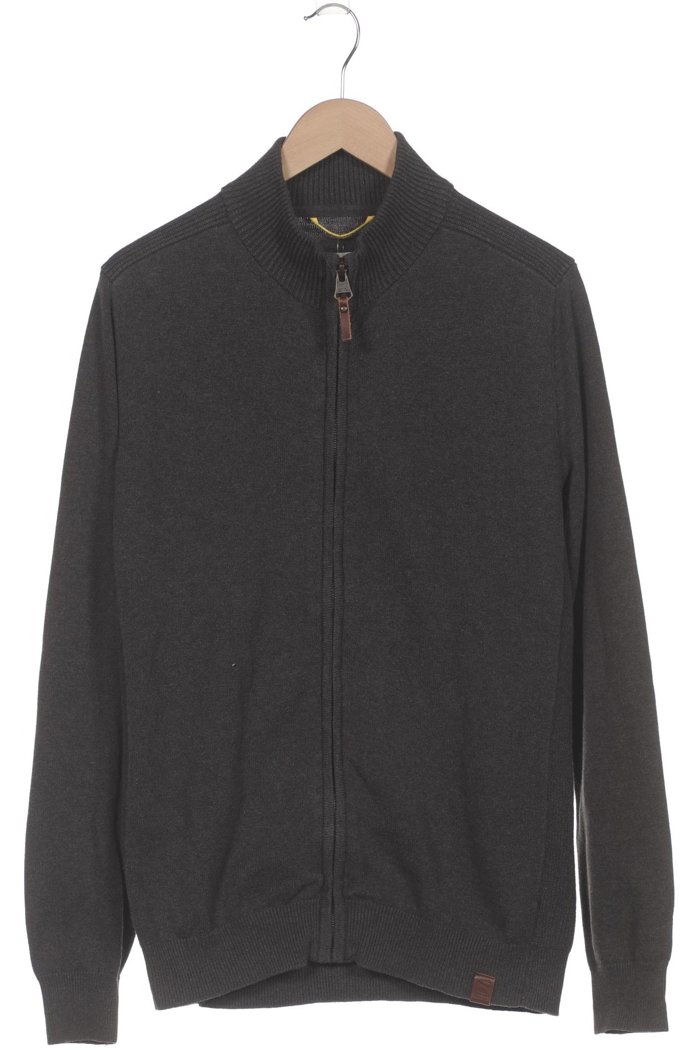 

camel active Herren Strickjacke, grau, Gr. 52