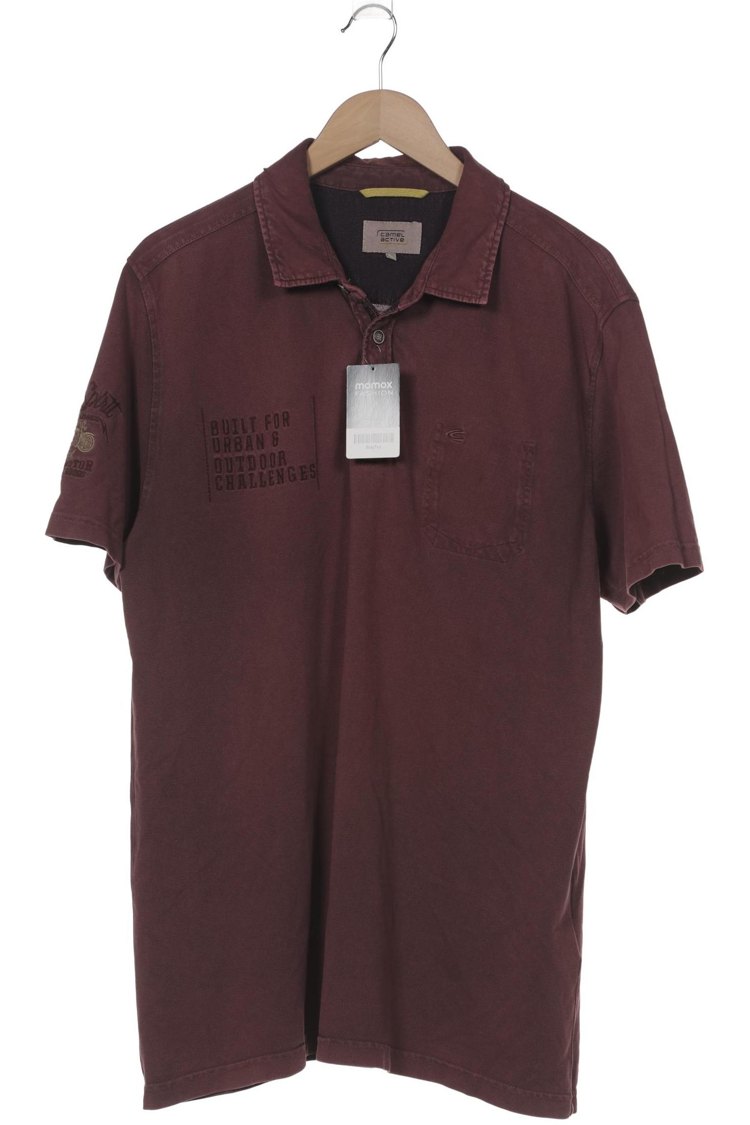

camel active Herren Poloshirt, bordeaux, Gr. 56