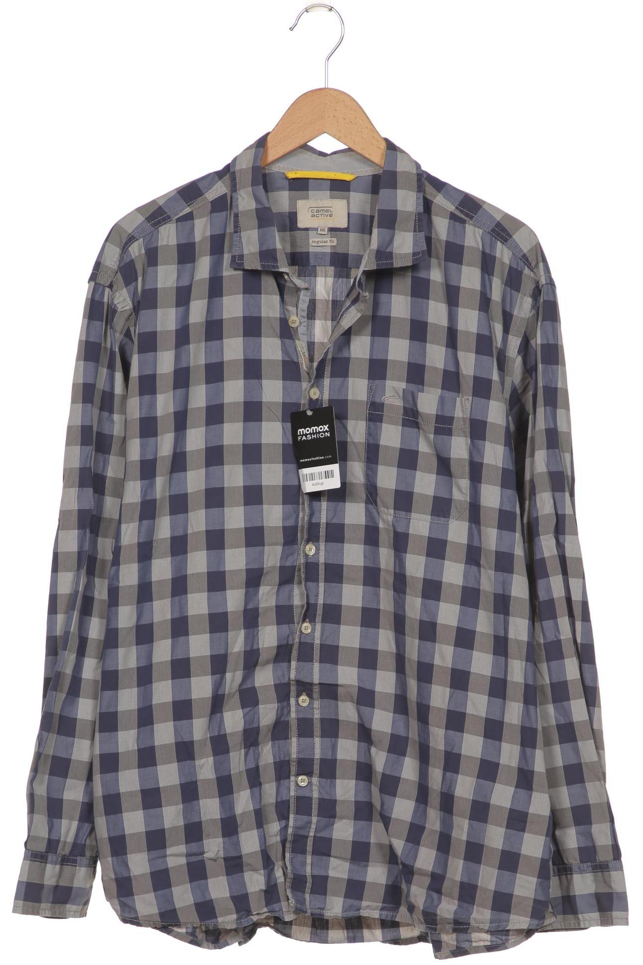 

camel active Herren Hemd, grau, Gr. 56