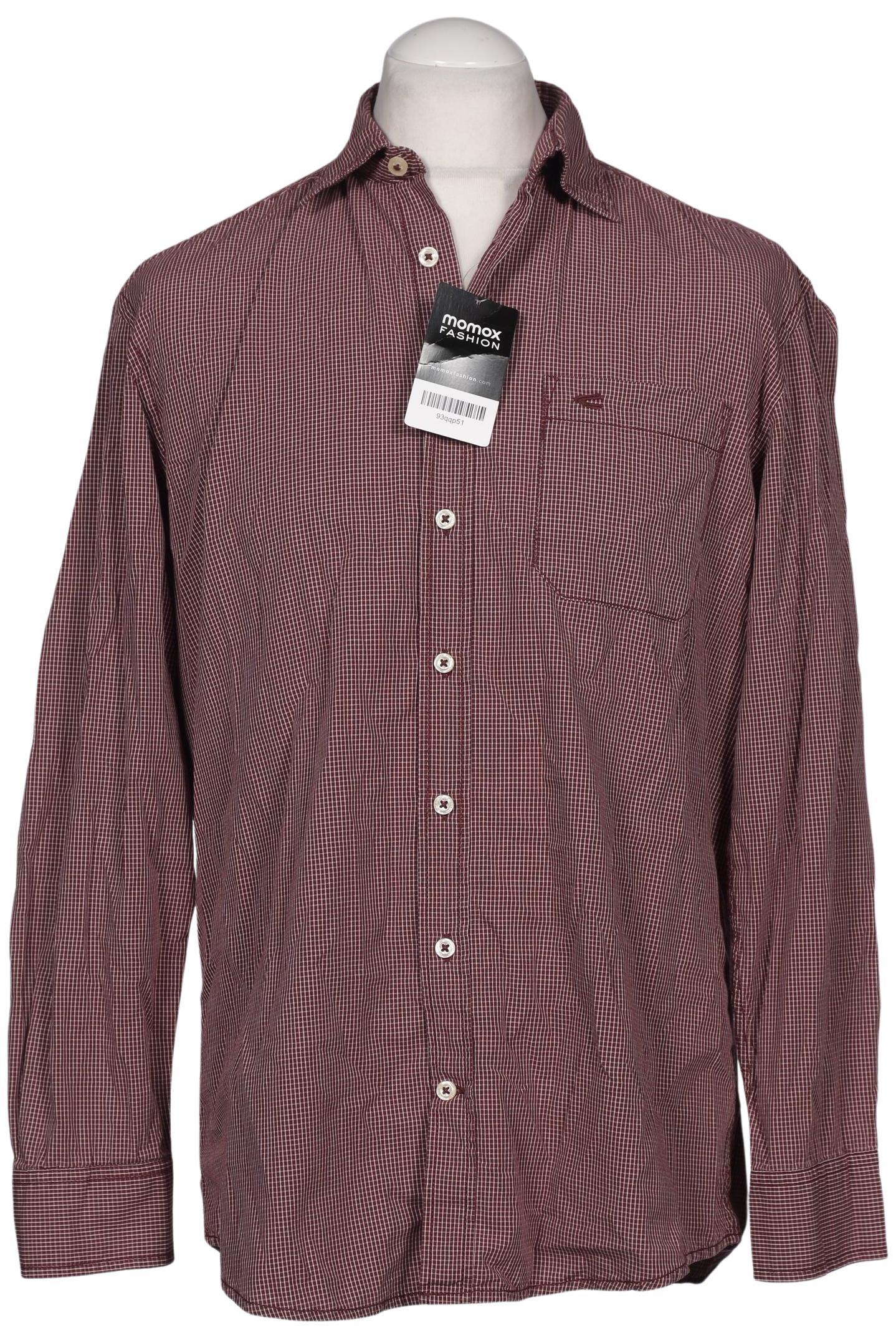 

camel active Herren Hemd, bordeaux, Gr. 48