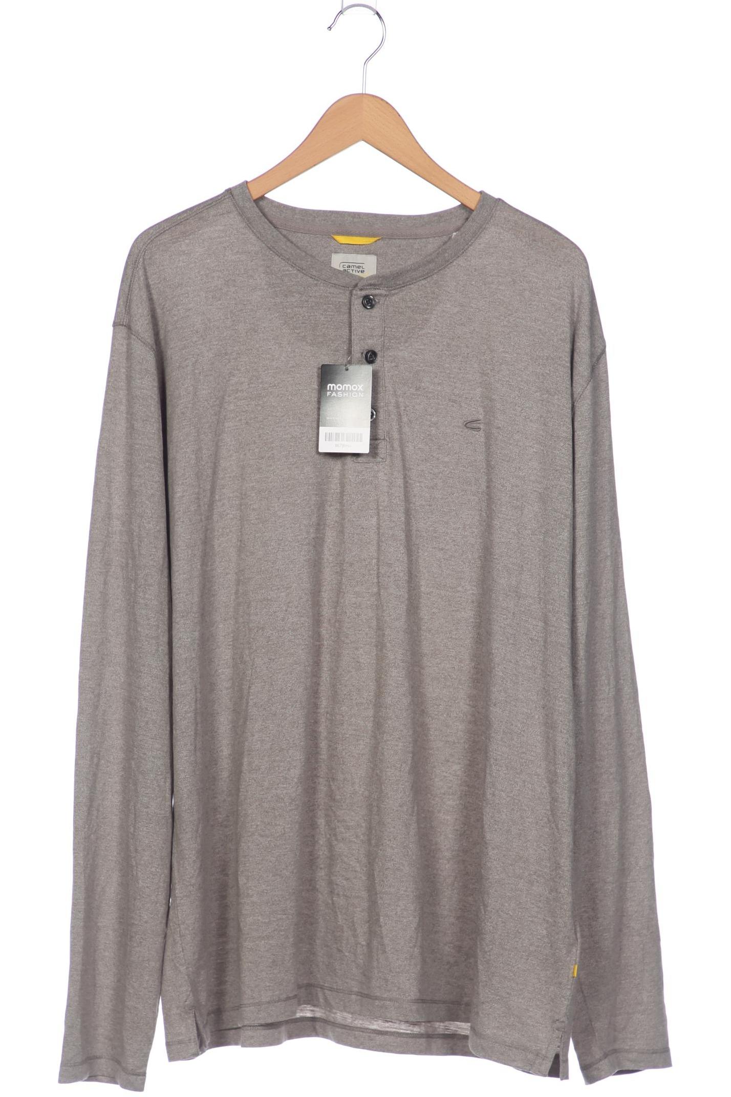 

camel active Herren Langarmshirt, grau, Gr. 60