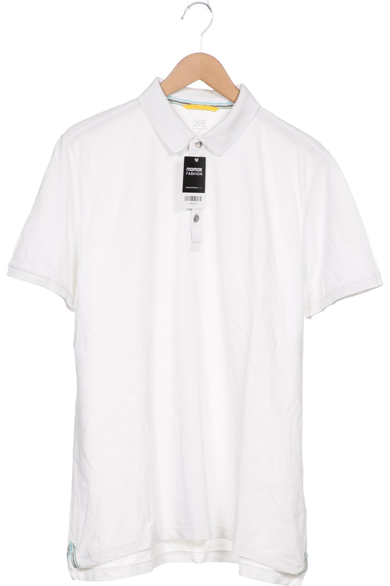 

camel active Herren Poloshirt, weiß, Gr. 54