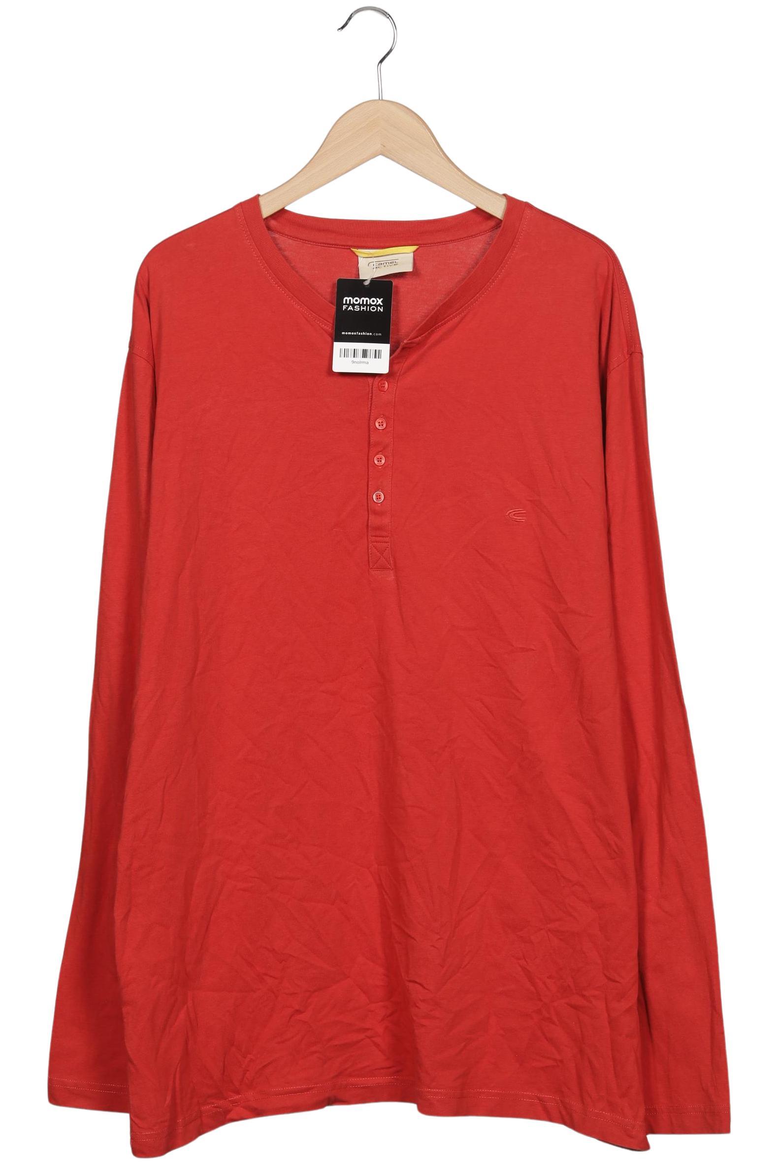 

camel active Herren Langarmshirt, rot, Gr. 56