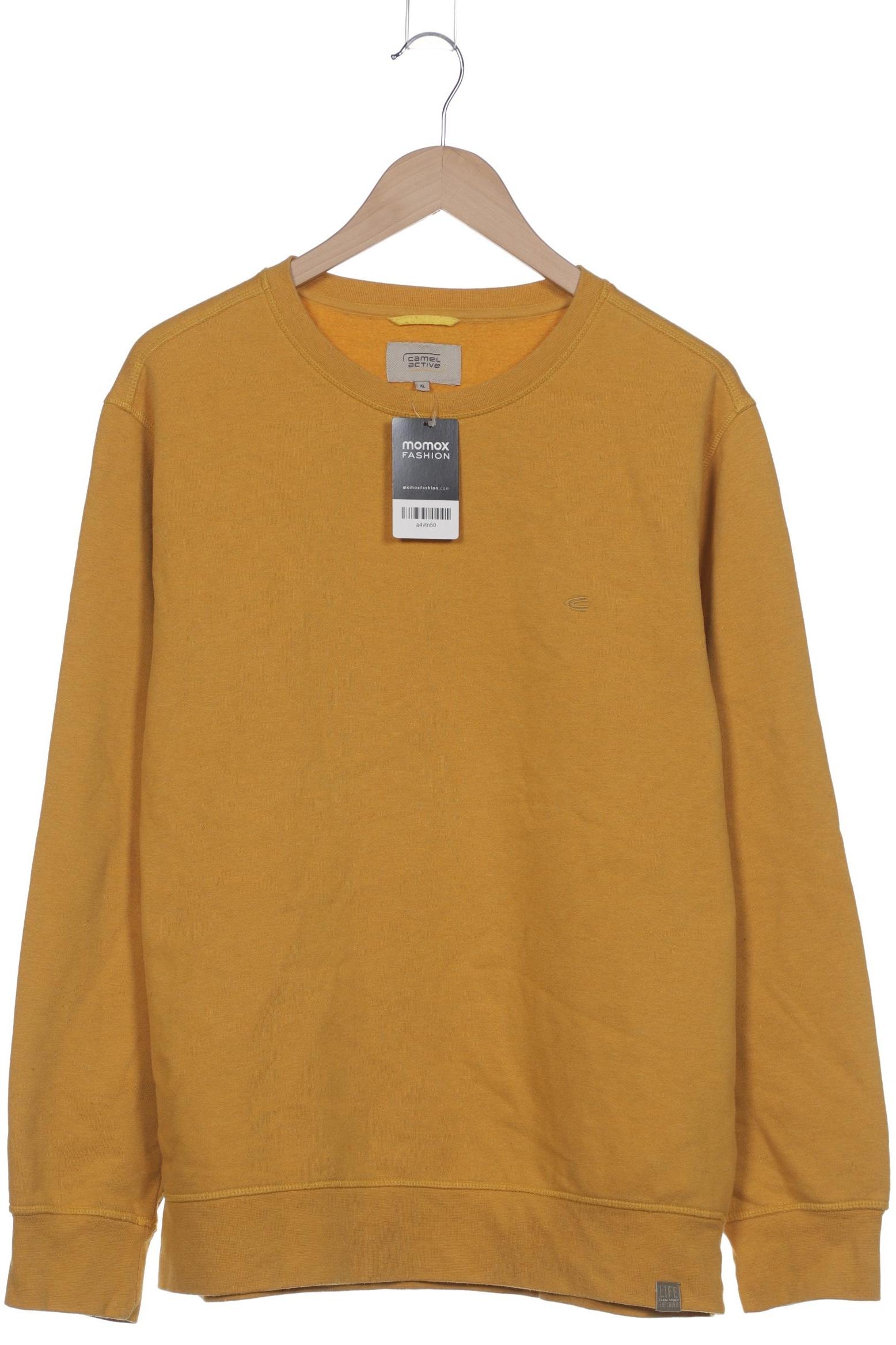 

camel active Herren Sweatshirt, gelb, Gr. 54