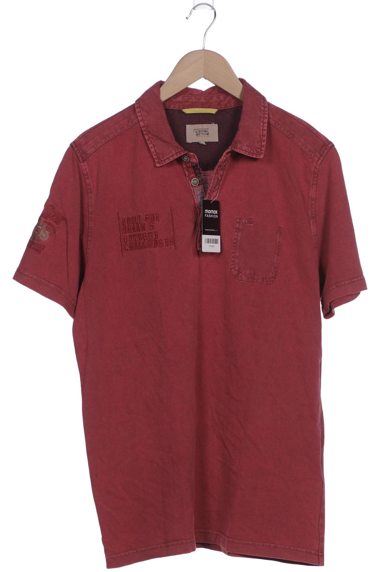 

camel active Herren Poloshirt, bordeaux, Gr. 52
