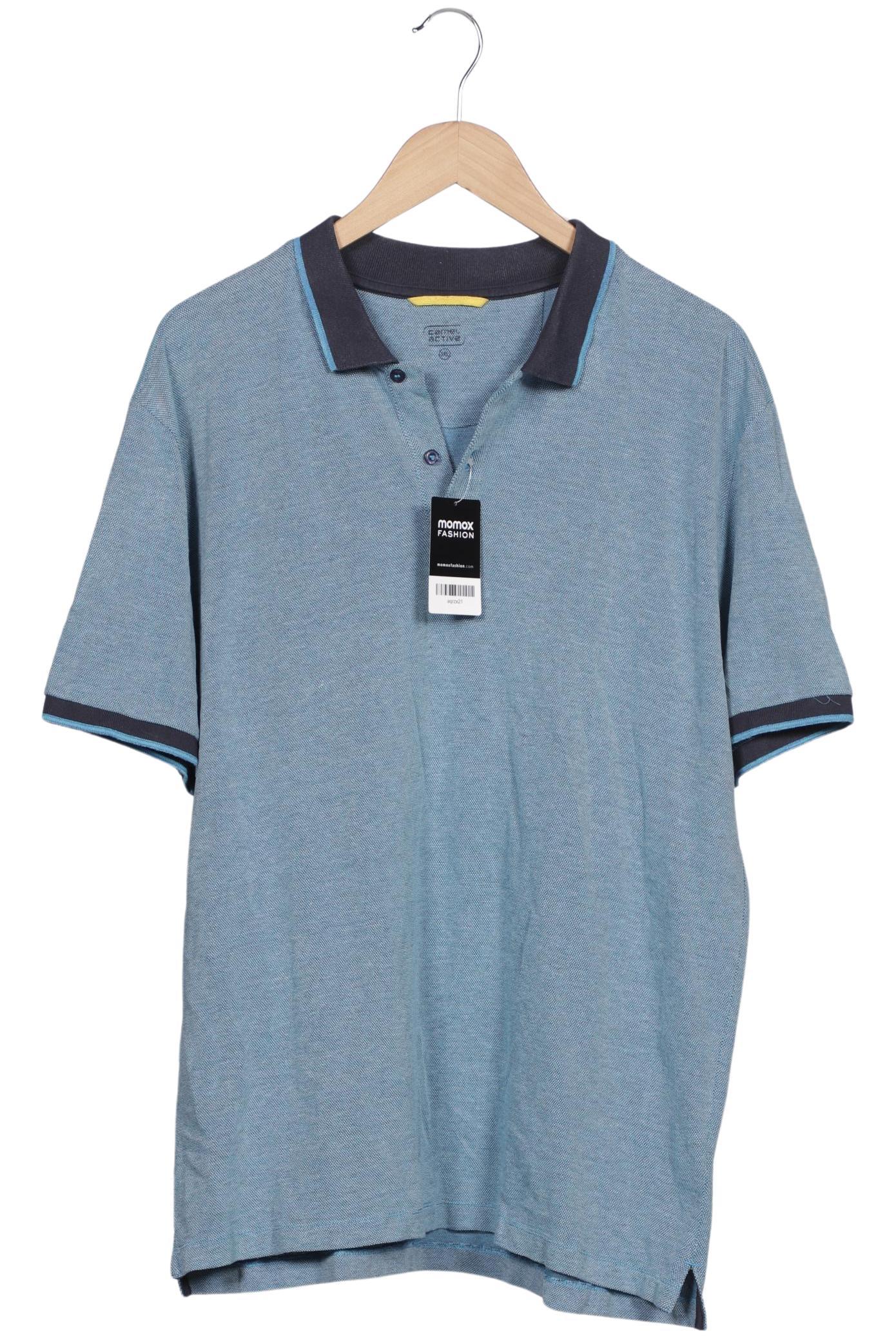 

camel active Herren Poloshirt, blau, Gr. 56