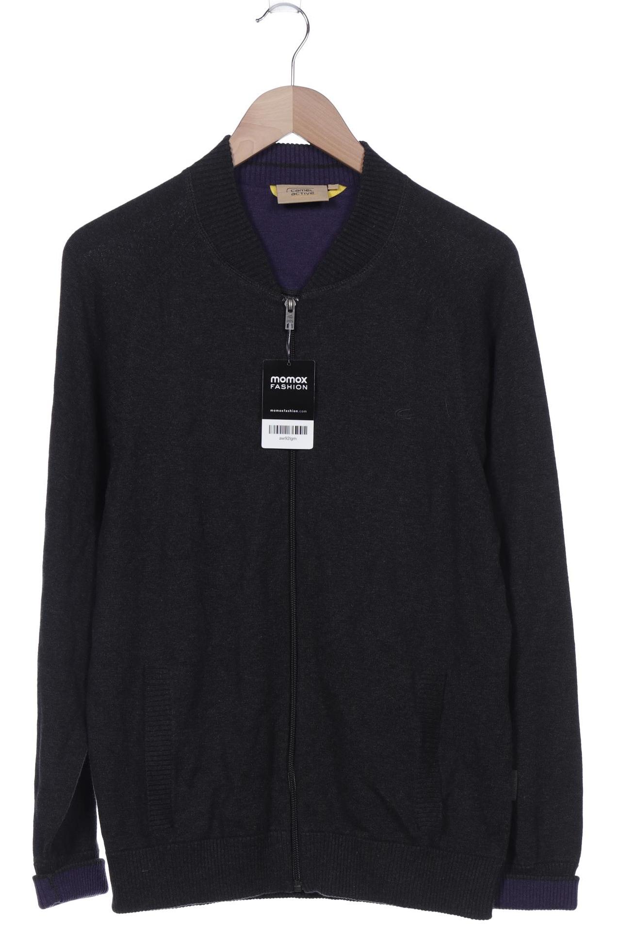 

camel active Herren Strickjacke, grau, Gr. 48